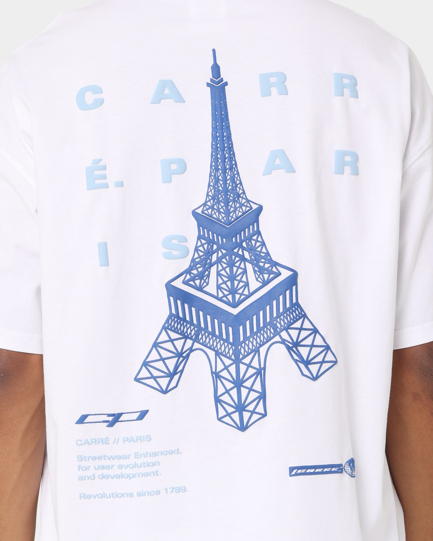 Carré Enhanced Oversized T-Shirt White、mySite、zt4zffjzw