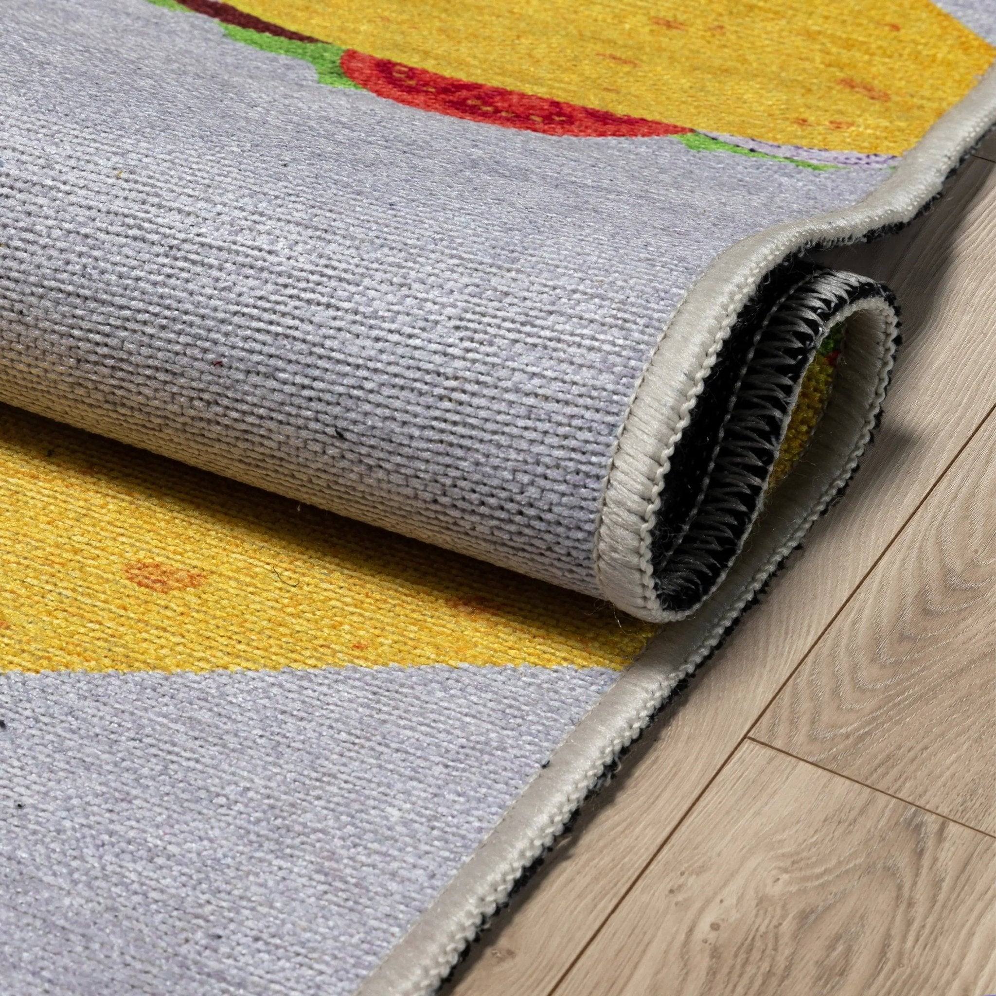 Multi Tacos Novelty Multi Pink Flat-Weave Rug、mySite、gigharbornorthrealestate