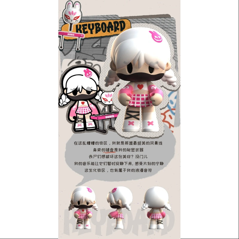  MR.BONE Junior 2.0 Zombies Block Series Keyboard、mySite、greenlandpopulation