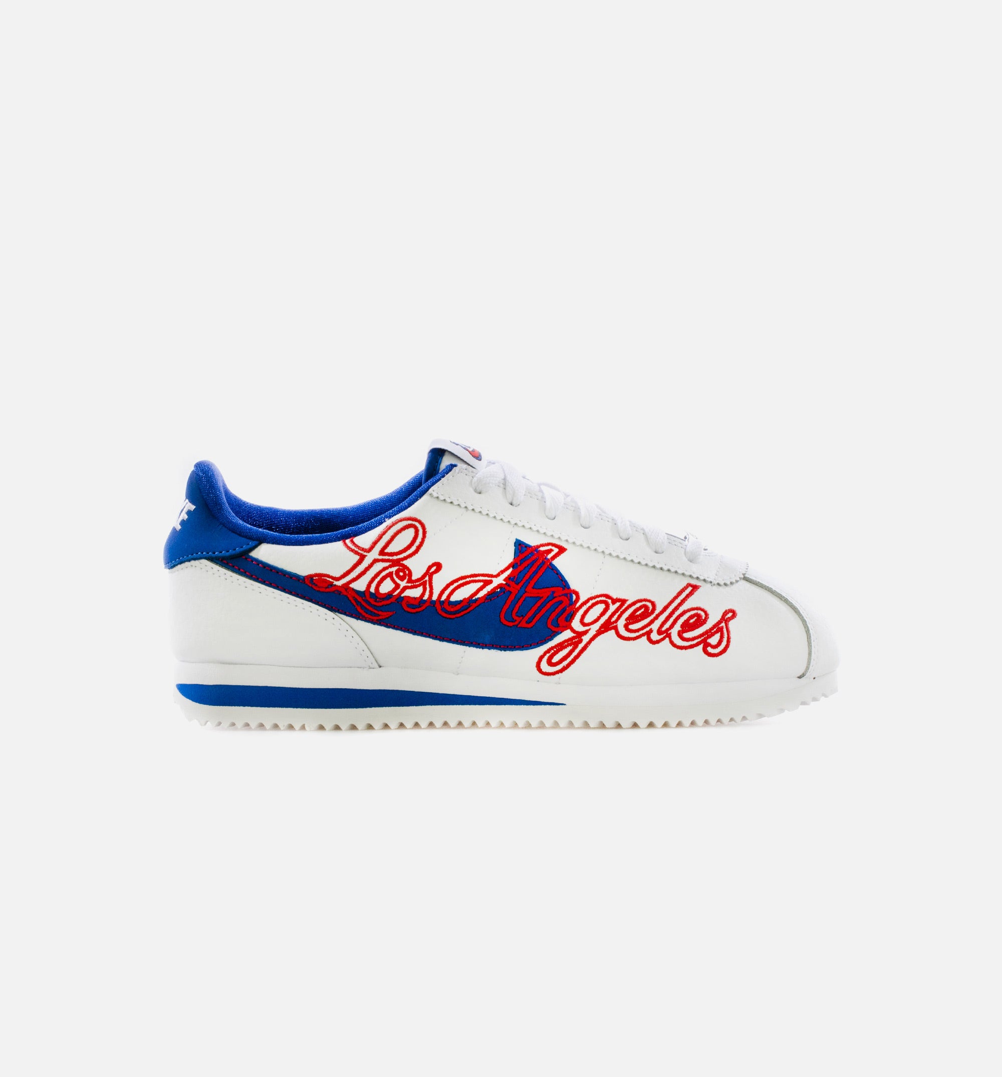 Cortez Basic Leather LA Mens Lifestyle Shoe - White/Red/Blue、mySite、dreamappss