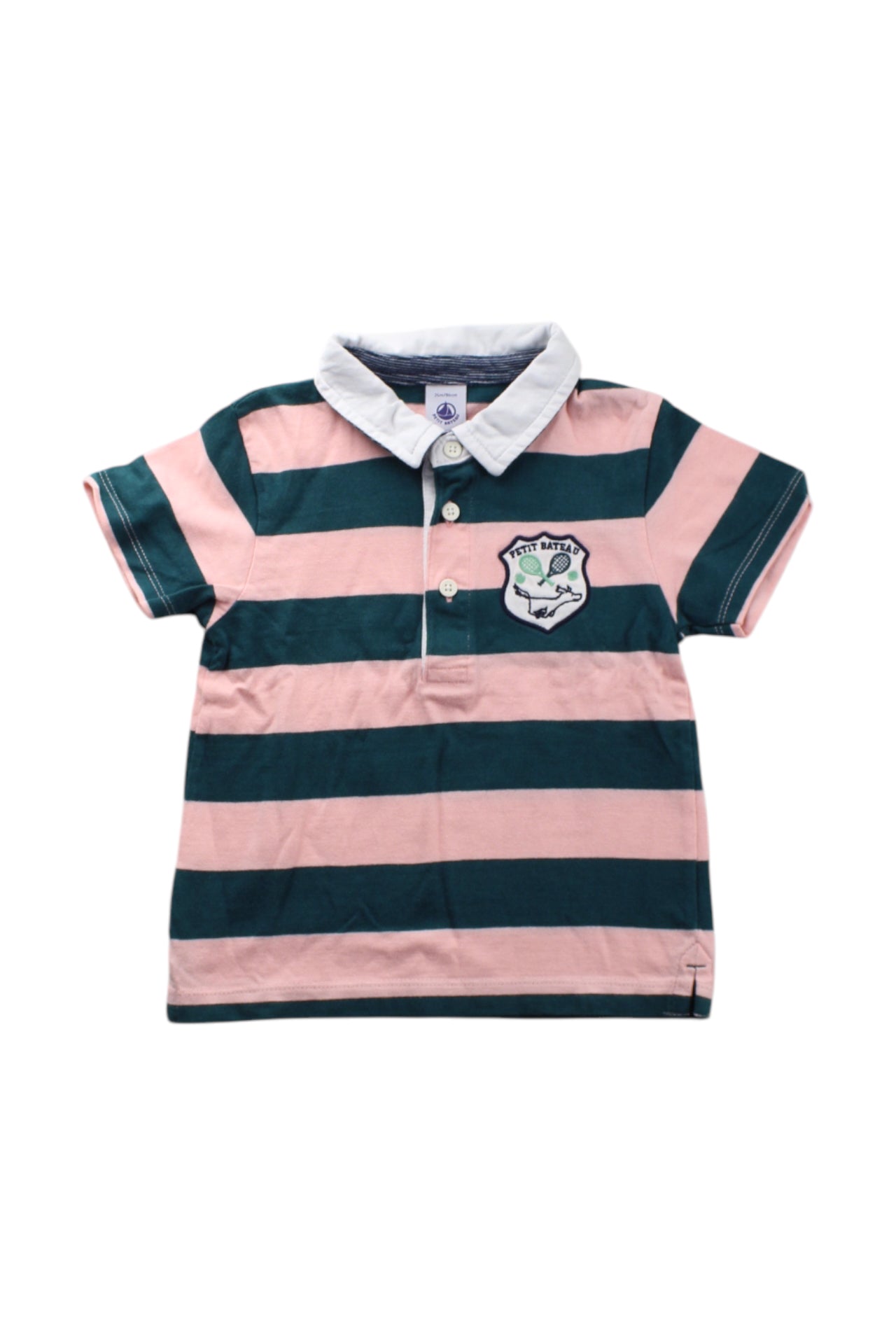 Petit Bateau Striped Polo Shirt Size 2T、mySite、g9winljtr