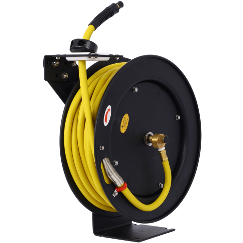 Welding Hose Reel Retractable 1/4 Inch x 100 Foot Twin Oxygen Acetylene Rubber Hoses STD Duty Max 200PSI Heavy Duty Industrial Single Arm Construction、、eastwooduniform