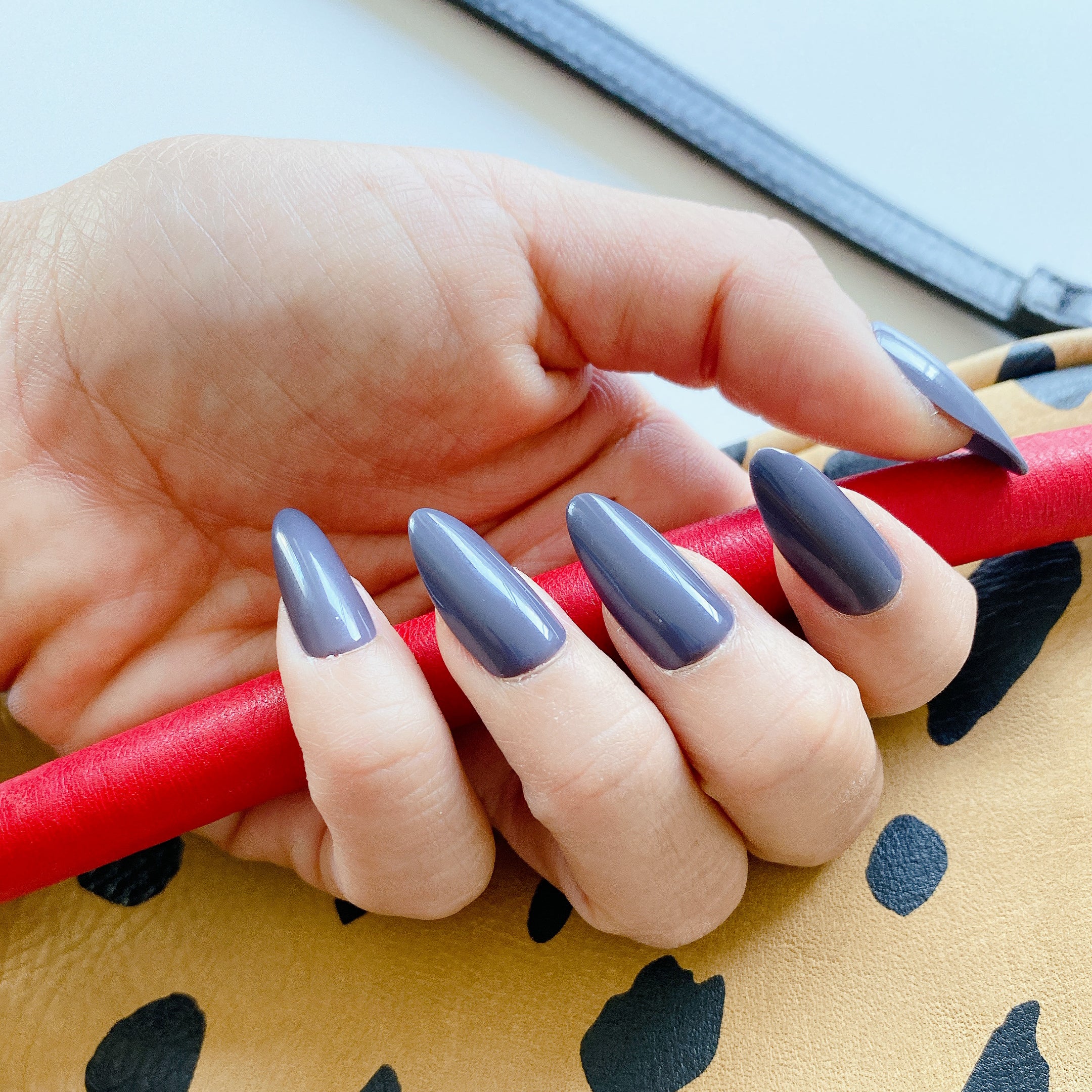 100% Chance - Press-On | Long | Almond、mySite、solidvoid