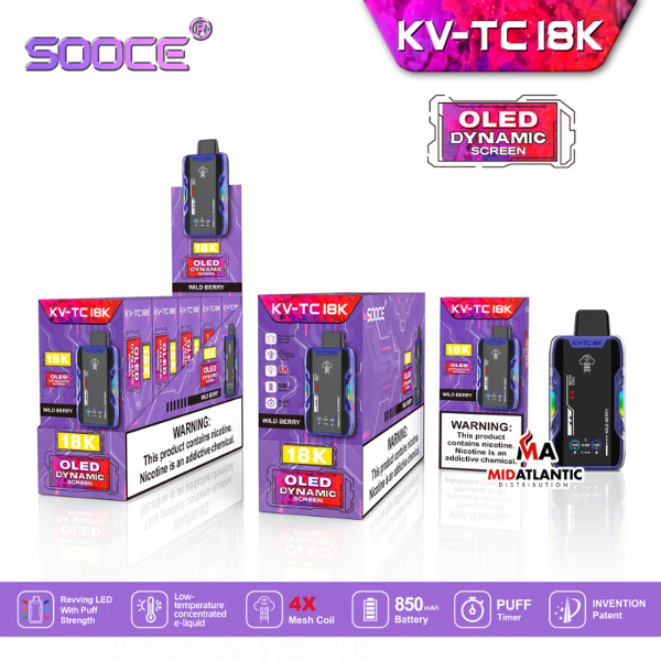SOOCE KV-TC18K Disposable Vape、mySite、zt4zffjzw