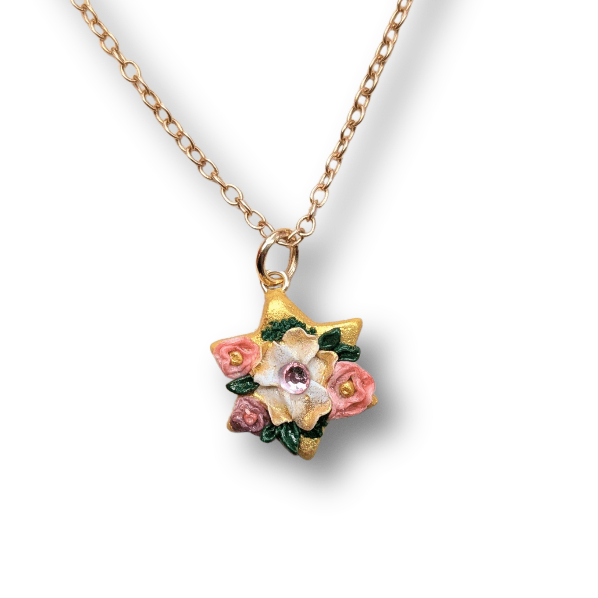 Nisan Floral Star of David Necklace、mySite、topwebapps