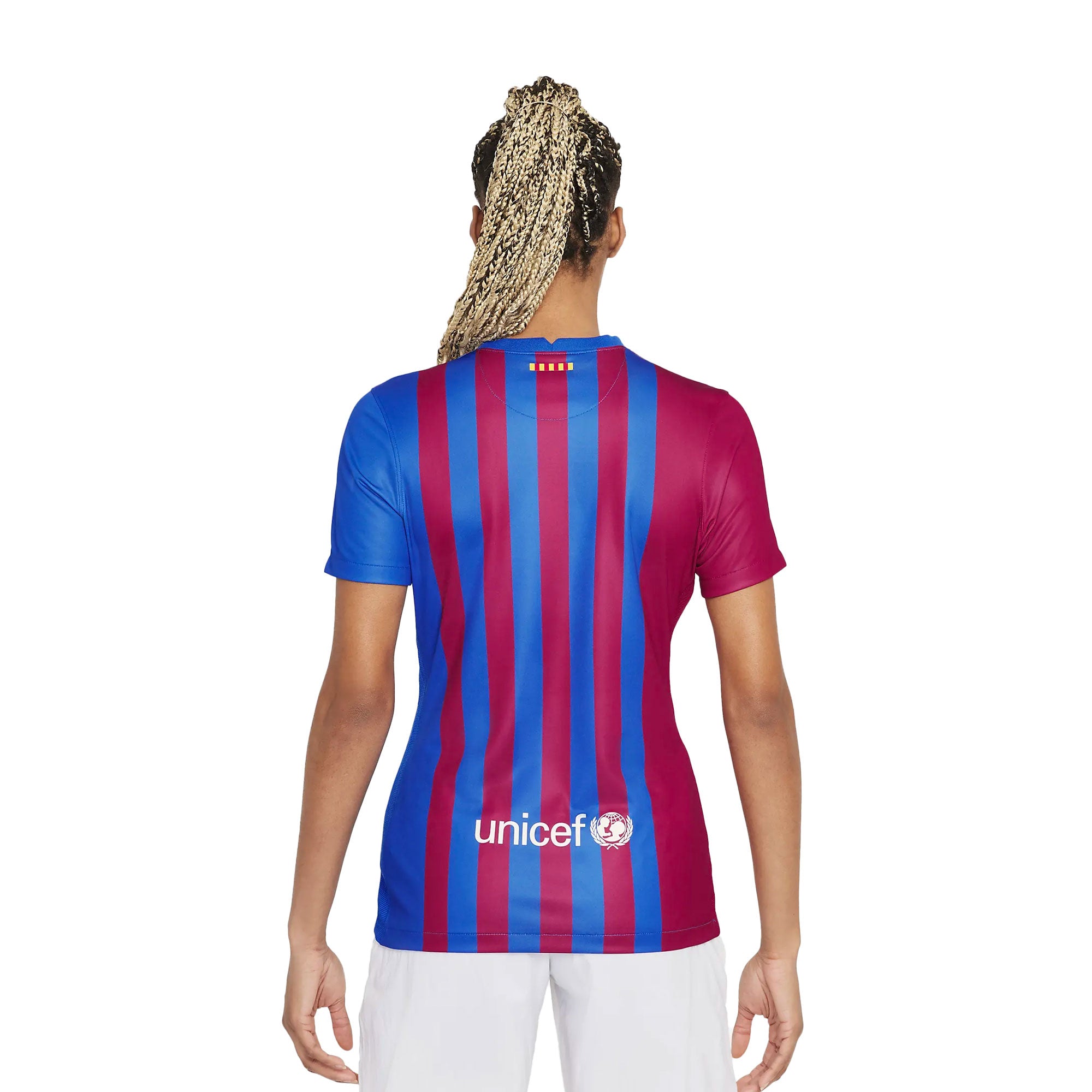 Nike Women's FC Barcelona 2021/22 Home Jersey Soar/Pale Ivory、mySite、noshort