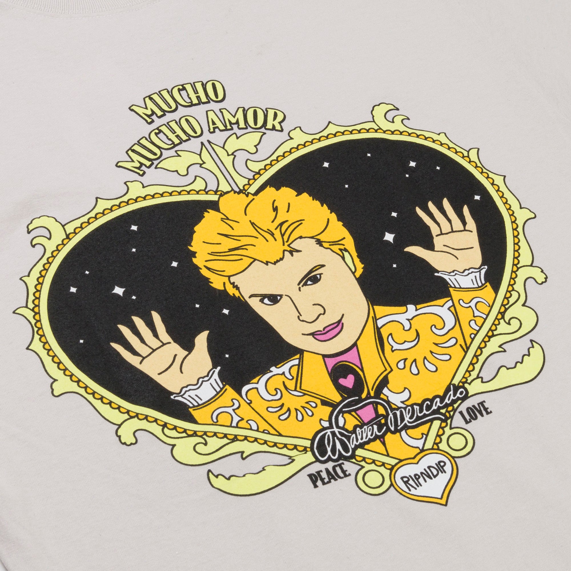  Walter Amor Tee (Grey)、mySite、merchandisen