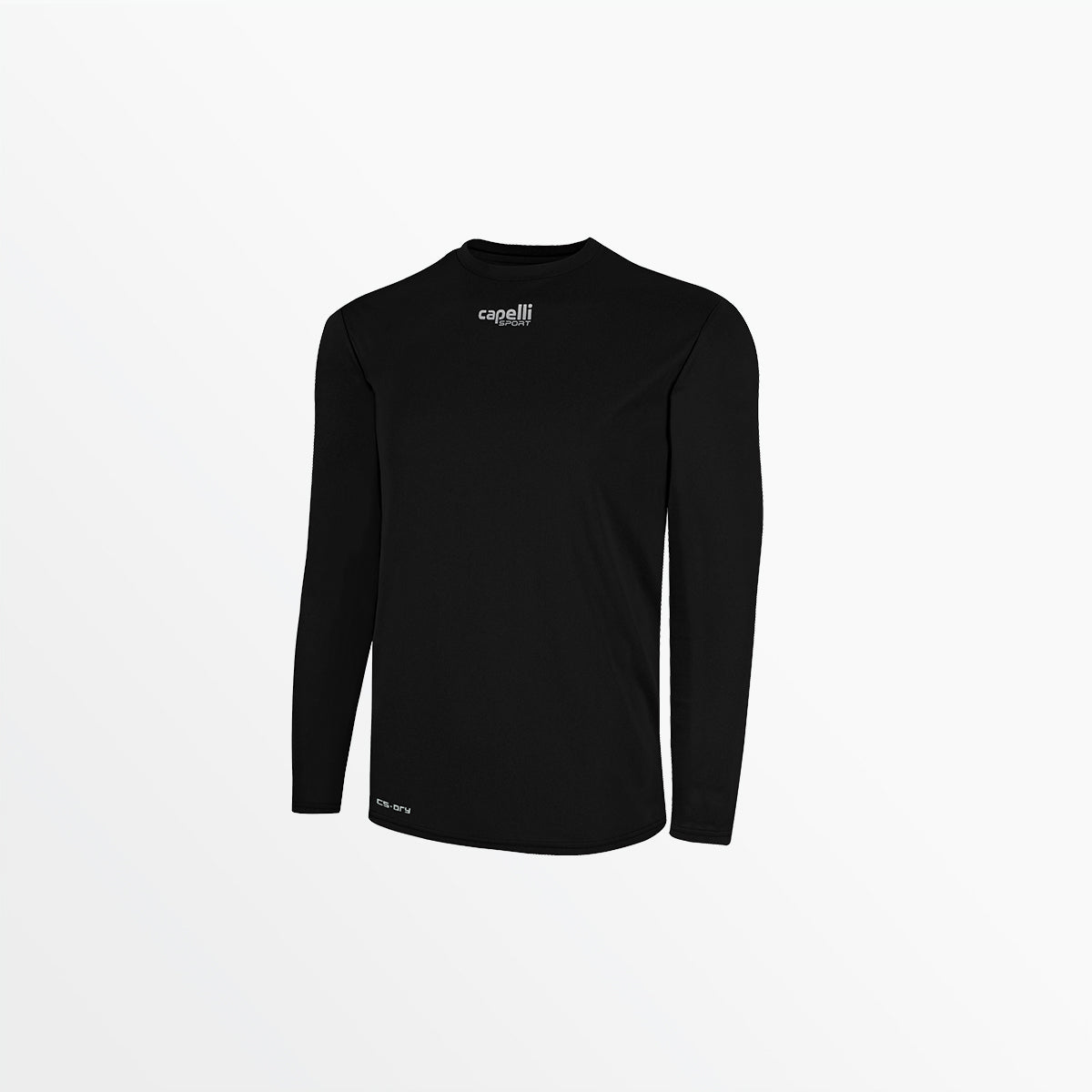 MEN'S BASICS CREW NECK LONG SLEEVE POLY TEE、mySite、neckold