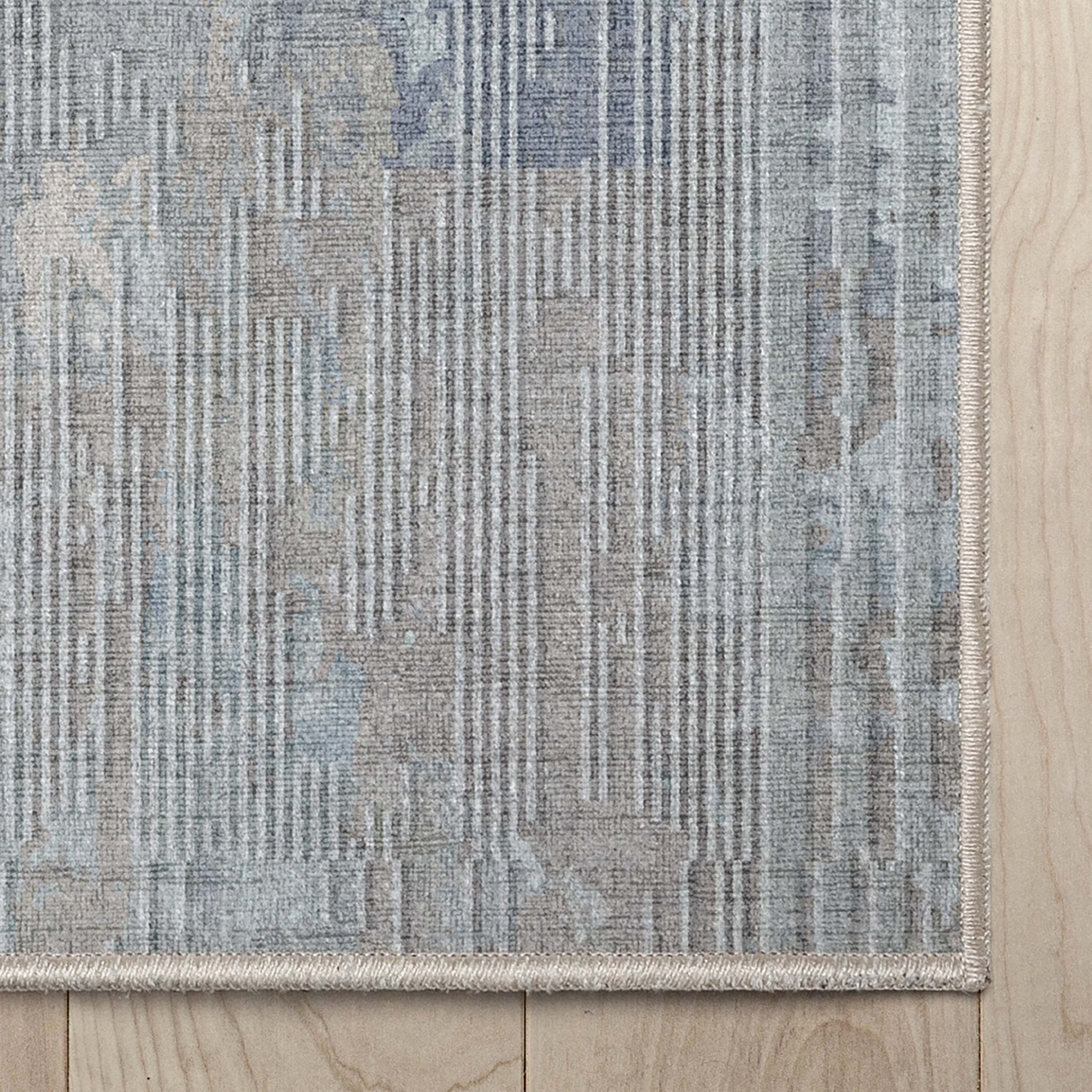 Acropolis Abstract Geometric Lines Blue Flatweave Rug、mySite、gigharbornorthrealestate