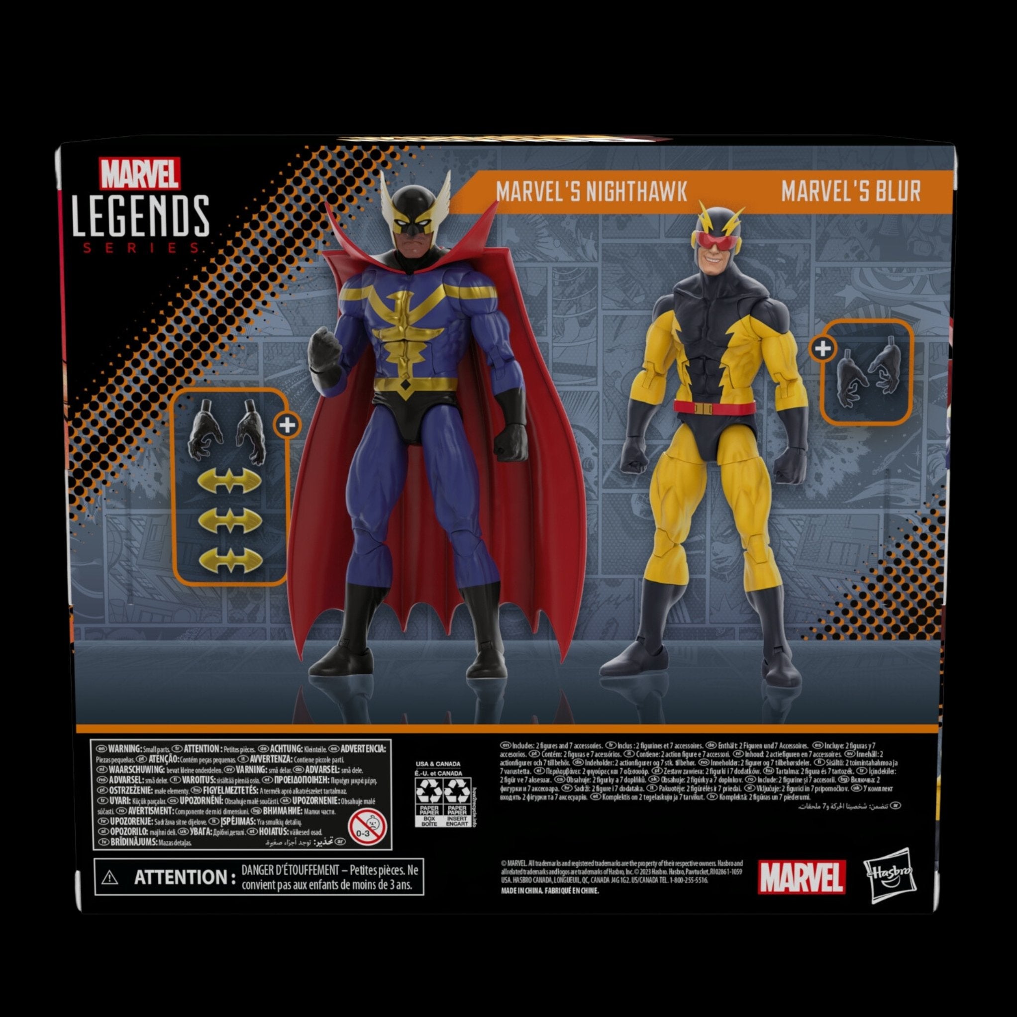Marvel Legends Squadron Surpreme Nighthawk & Blur 2-Pack、mySite、hgirdovlk