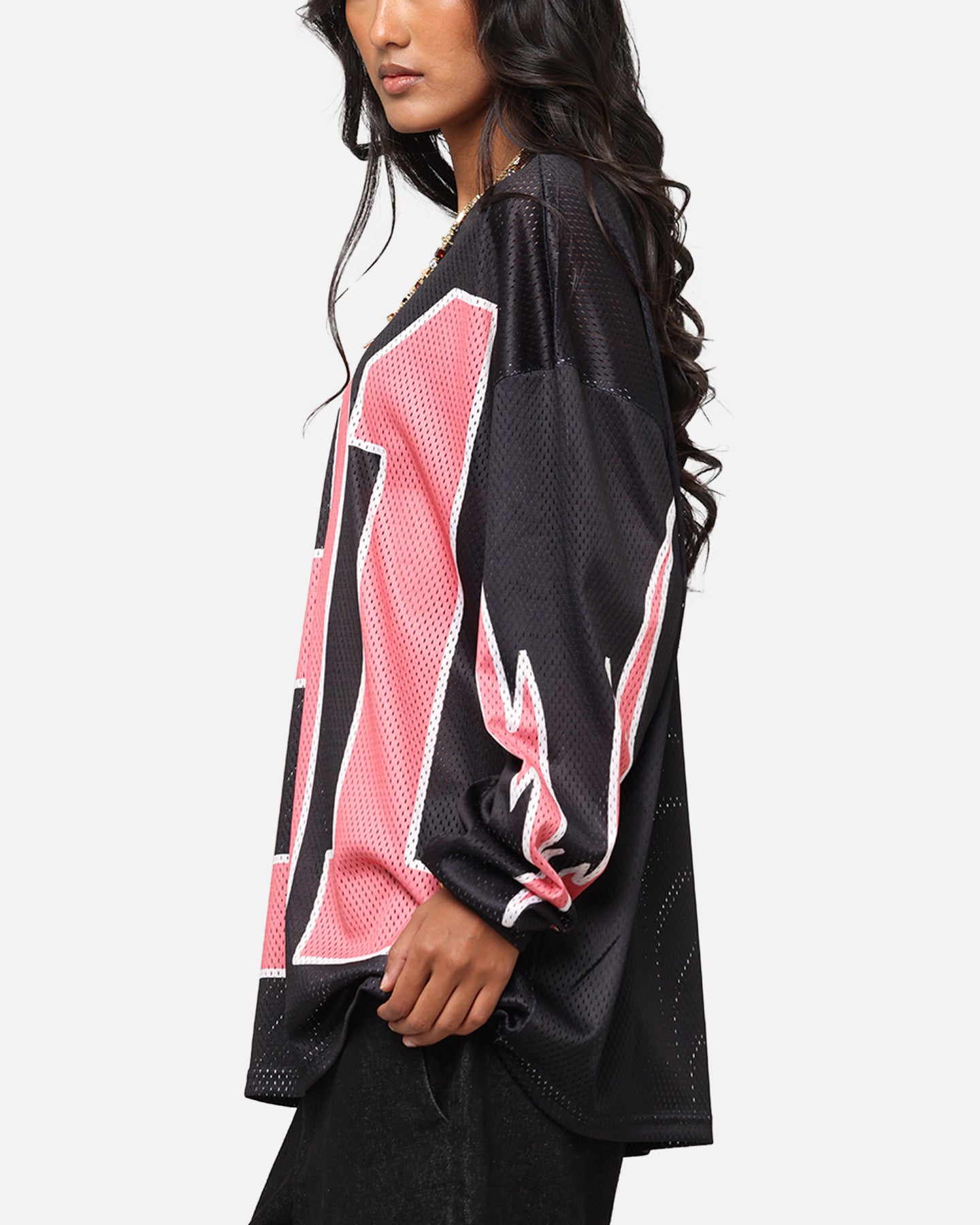 Criminal Damage 91 Mesh Long Sleeve T-Shirt Caviar、mySite、zt4zffjzw