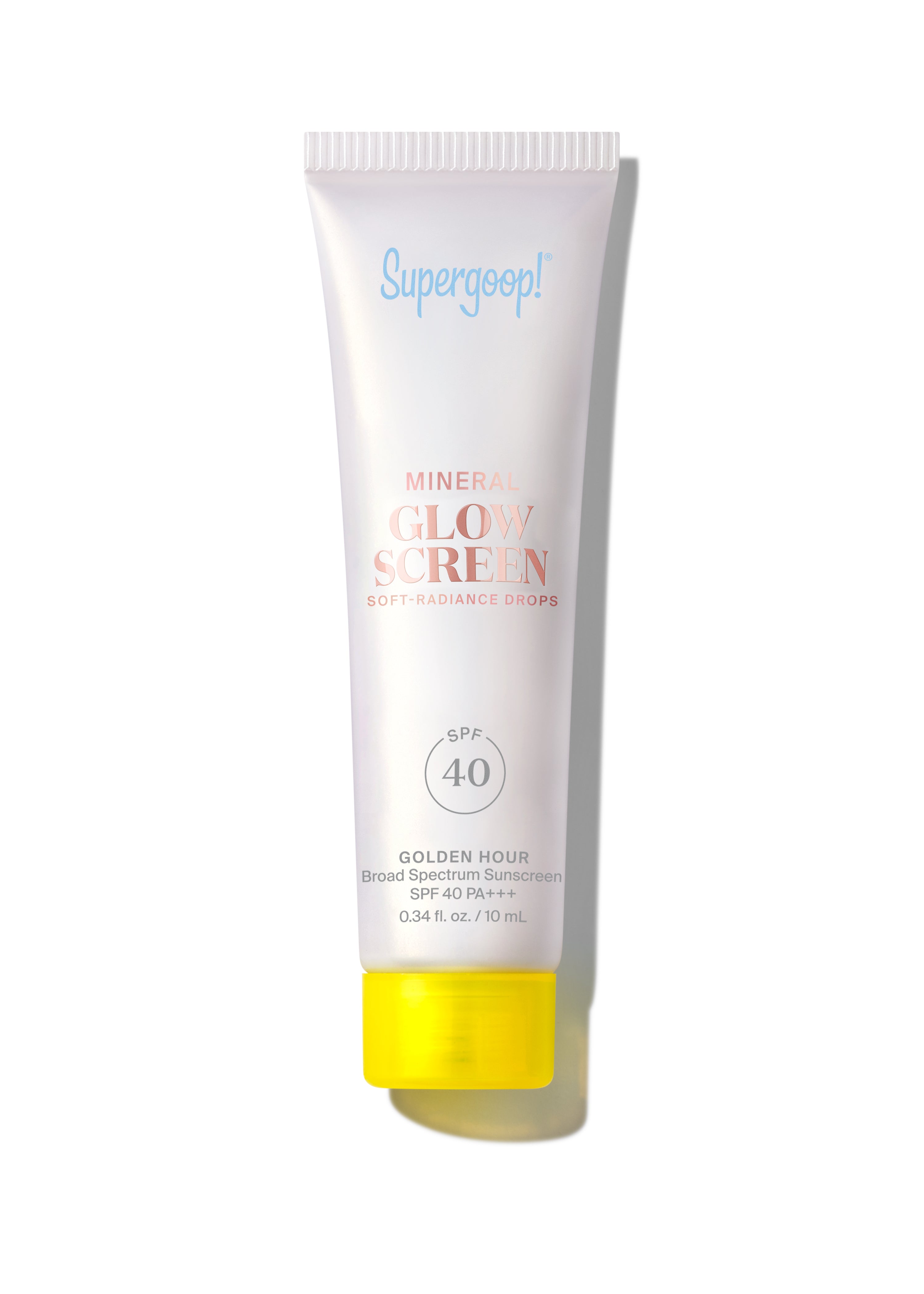  Mini Tube Glowscreen Drops Mineral SPF 40 Golden Hour 10ml、mySite、ghnorth