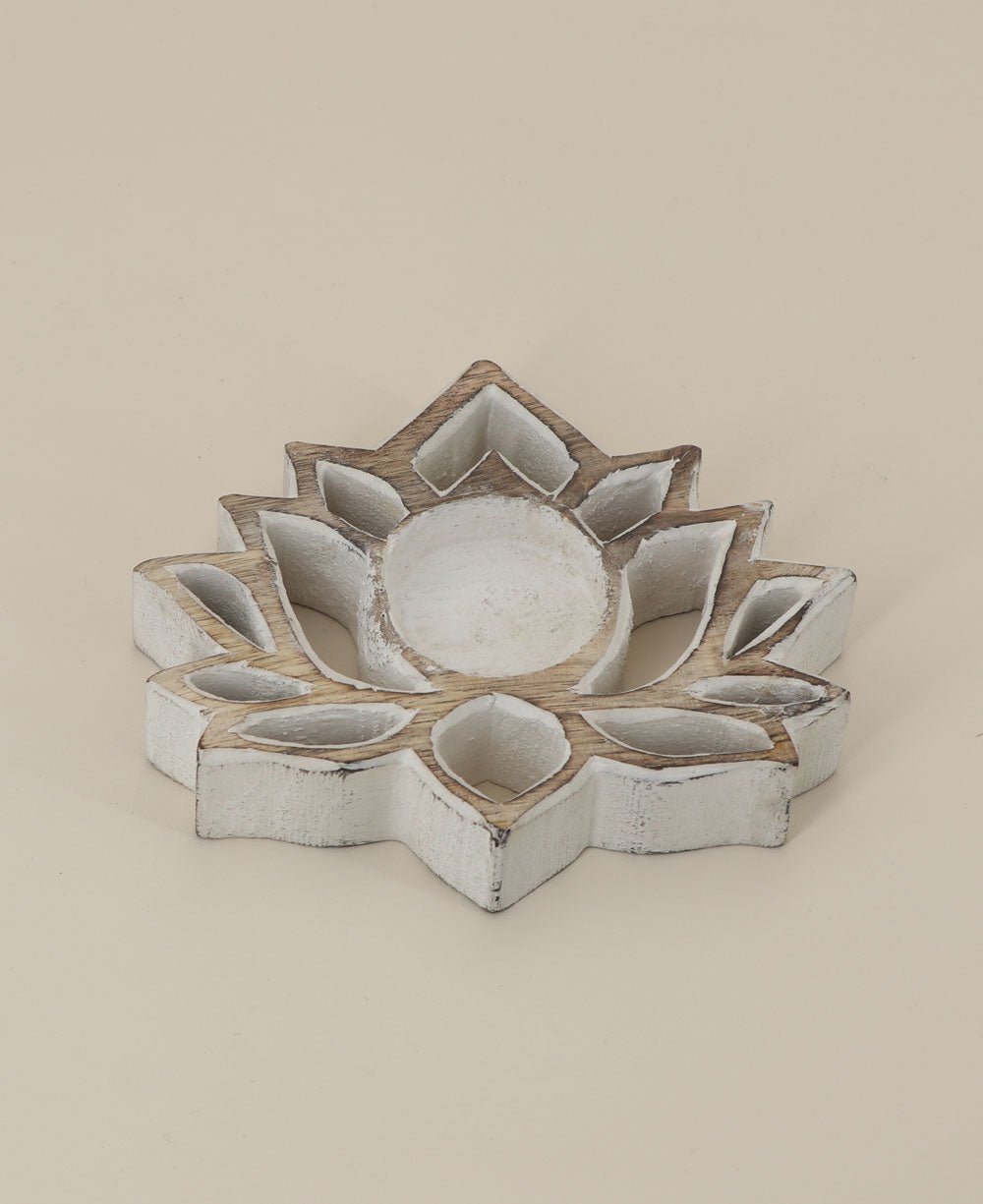 Fairtrade Cutout Lotus Tea light Holder、mySite、topwebapps
