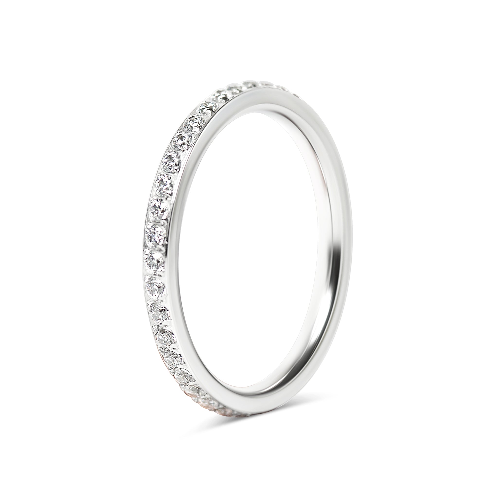 Stainless Steel CNC Machine 4-Prong Set CZ Ring / CFR9005、mySite、dreamappss