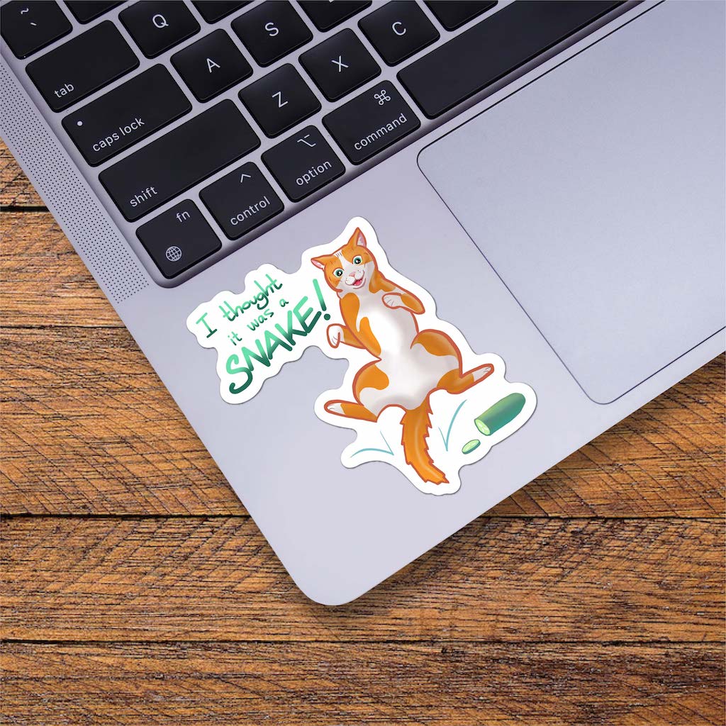  I Thought It Was A Snake Sticker、mySite、ghnorth