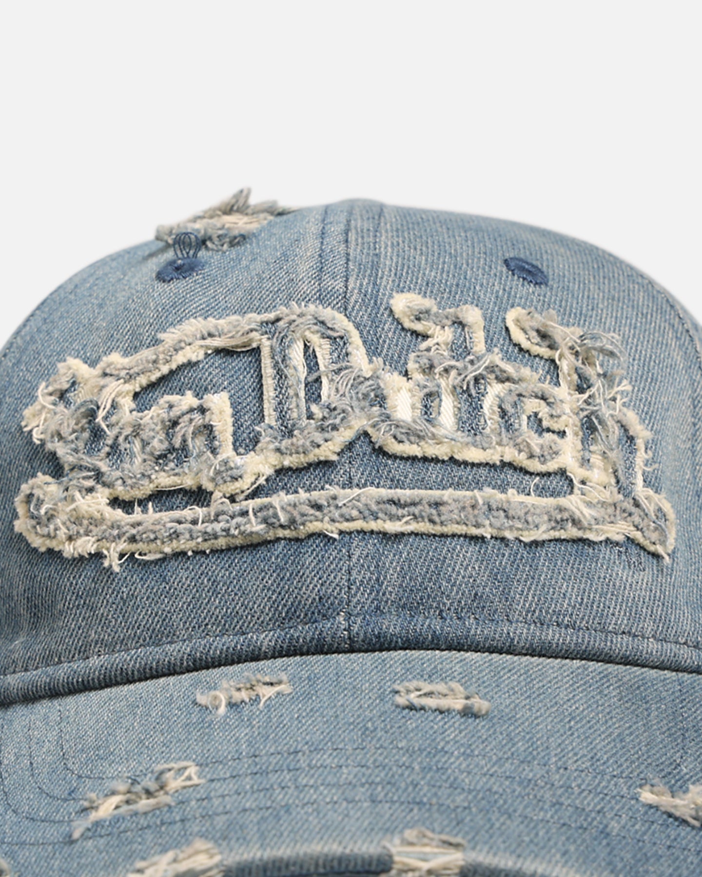 Von Dutch Washed Denim Strapback Hat Light Blue Acidwash、mySite、zt4zffjzw