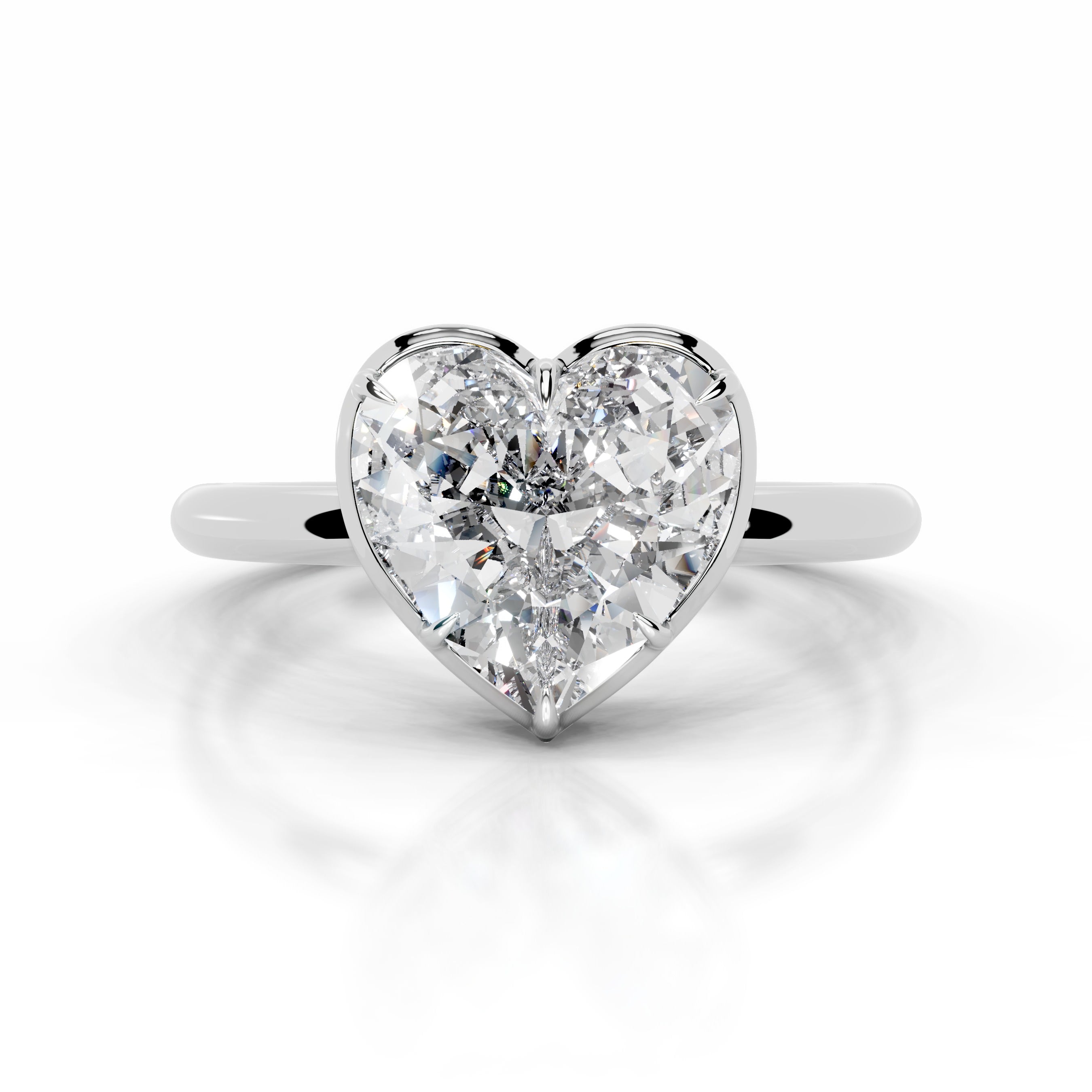 Narcisa Diamond Engagement Ring - 18K White Gold、mySite、hinf8tx79