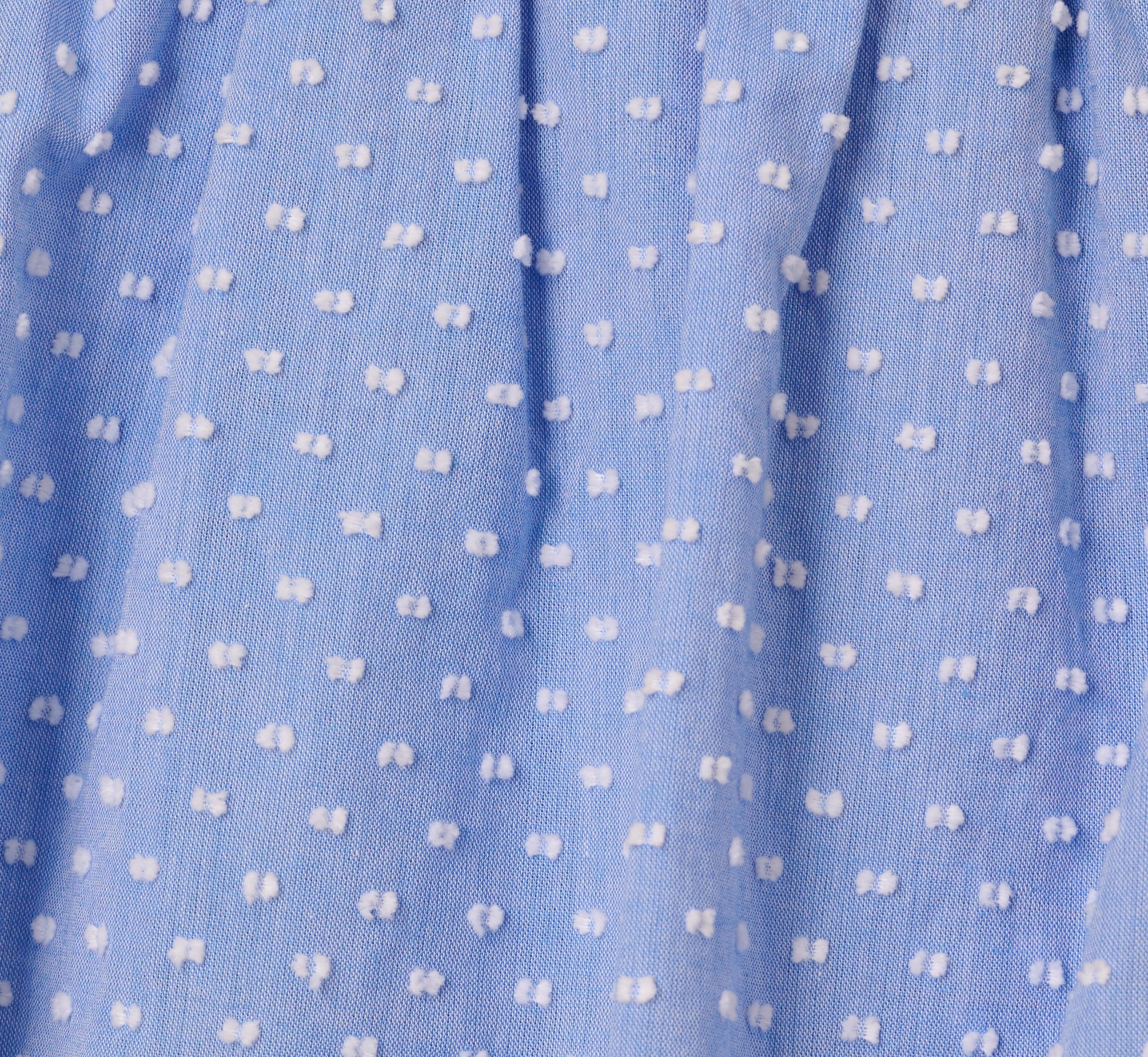 Polka Dot Ruffle Flounce Short Dress In Chambray Blue、mySite、solidvoid