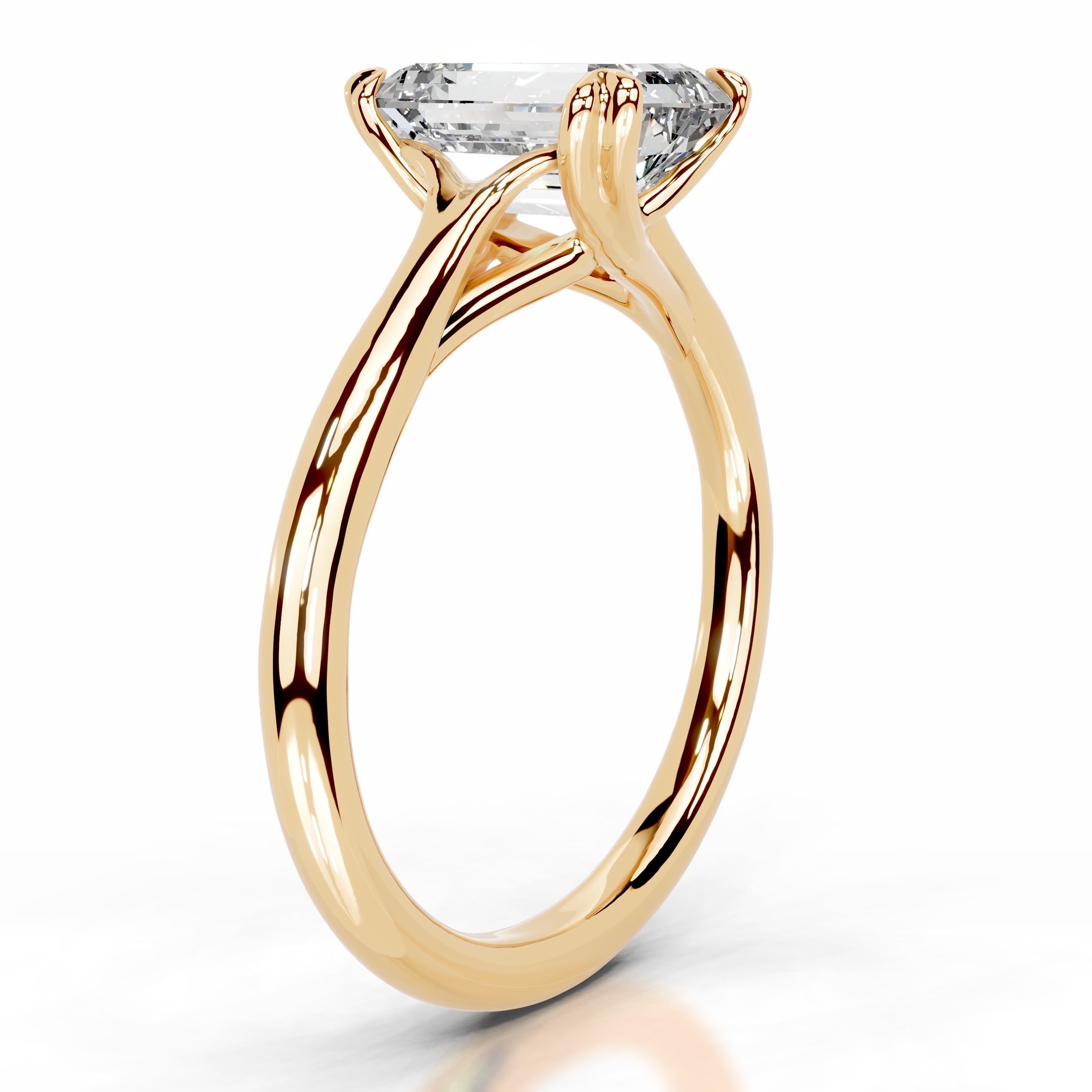 Moriah Lab Grown Diamond Ring - 18K Yellow Gold、mySite、hinf8tx79