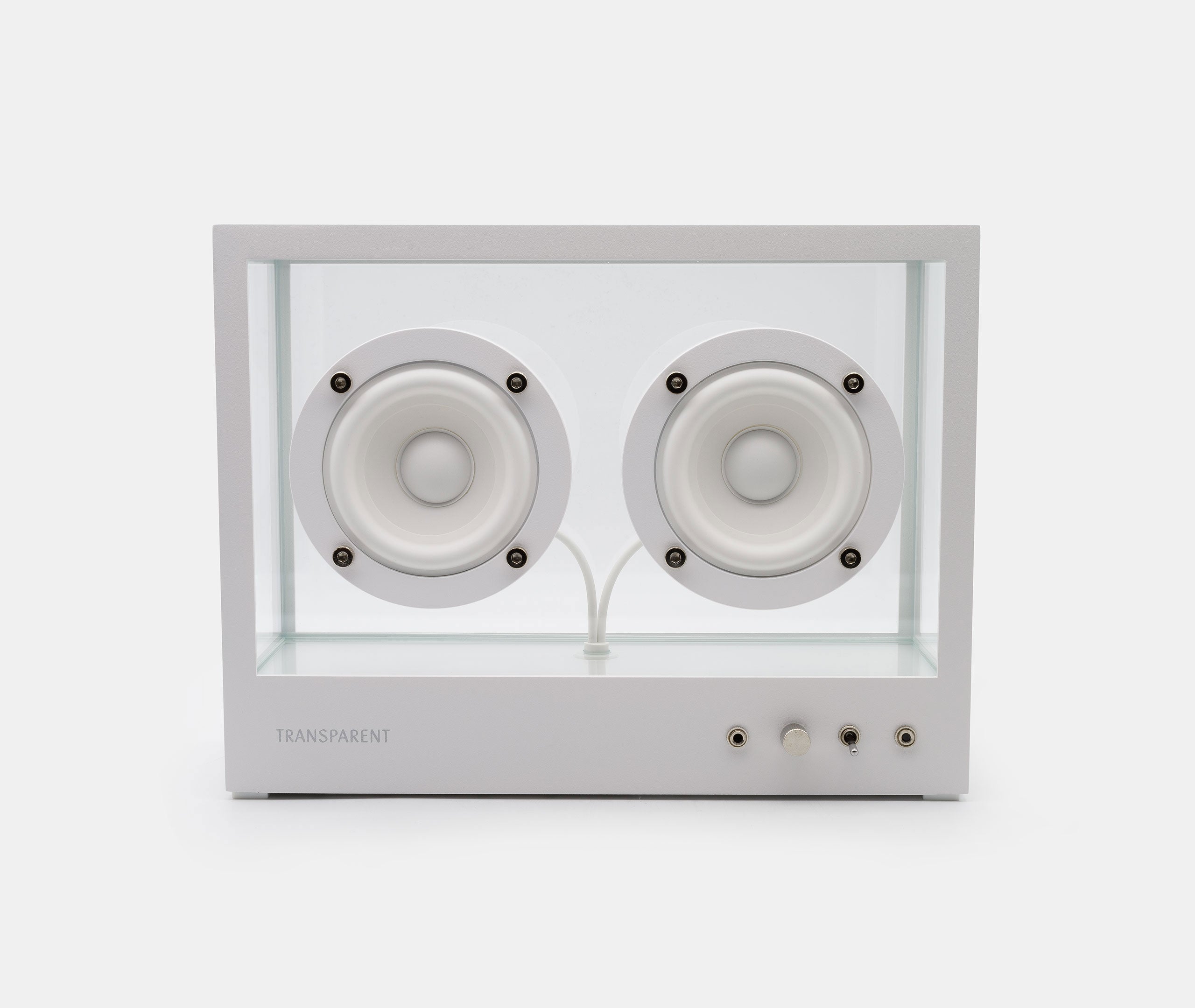 Small Transparent Speaker - White、mySite、topwebapps