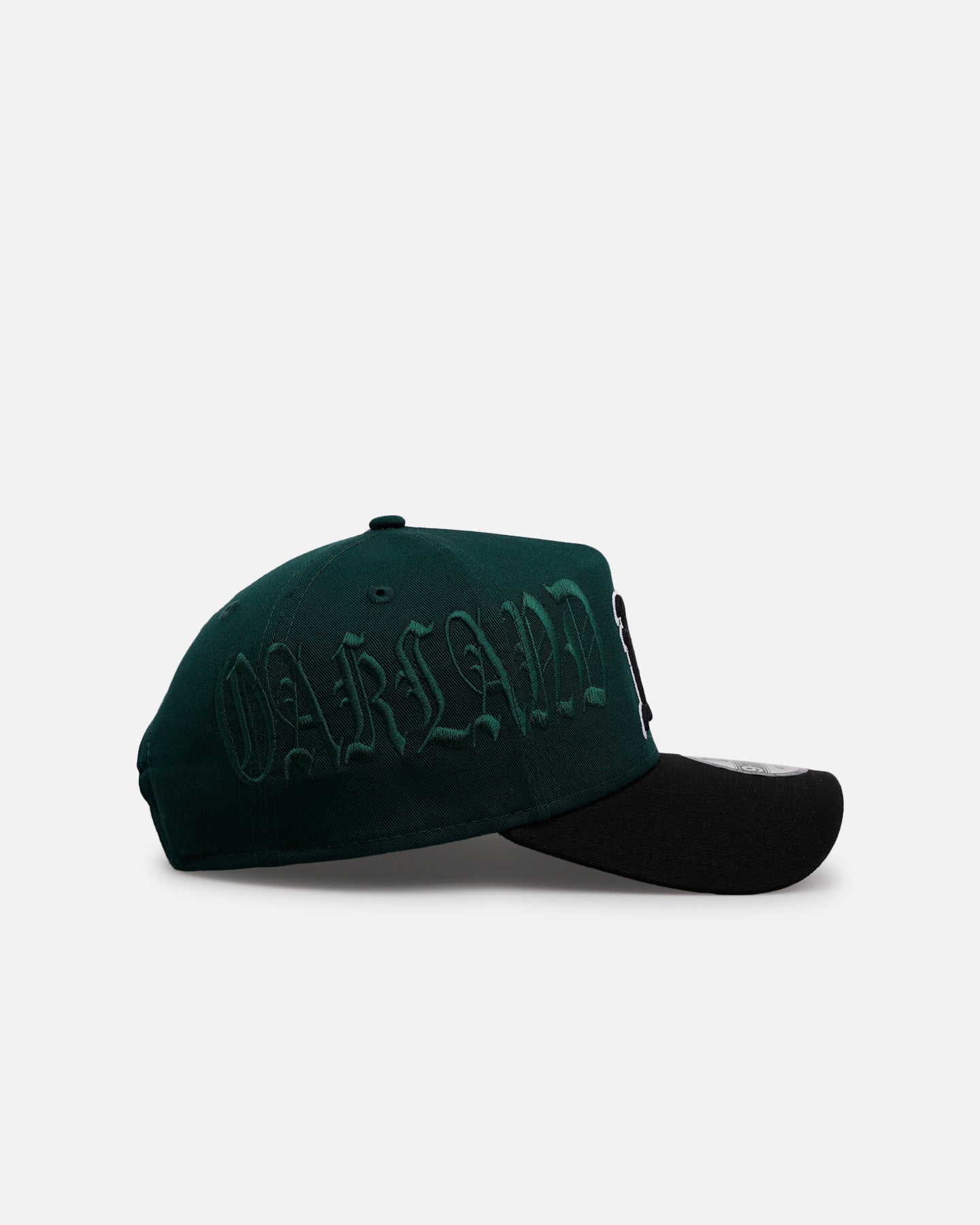 New Era Oakland Athletics 'Gothic Script Two Tone' 9FORTY A-Frame Snapback Dark Green/Black、mySite、zt4zffjzw