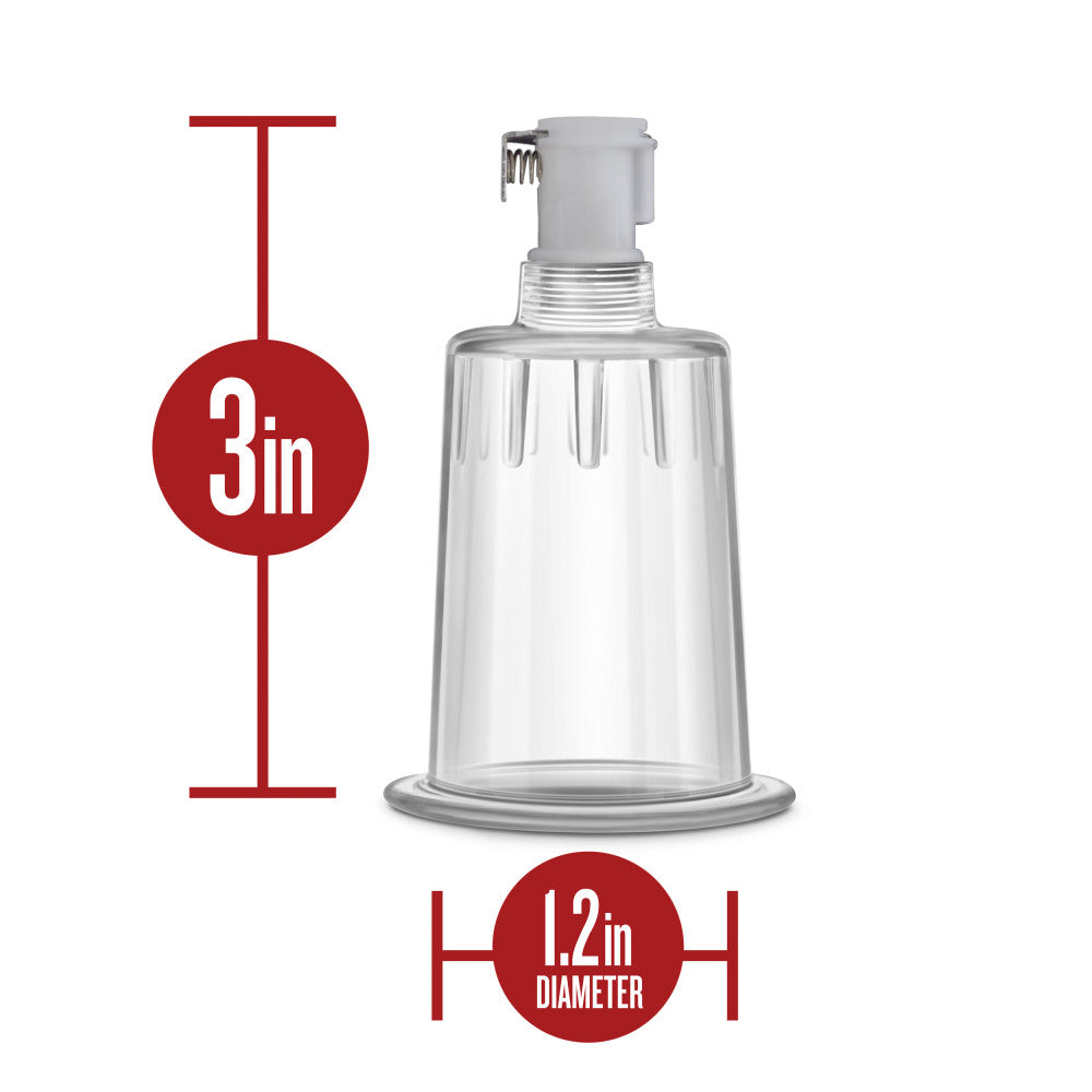 Temptasia By Blush® | Clear Clitoral Suction Pump Replacement Cylinder、mySite、bottomscart