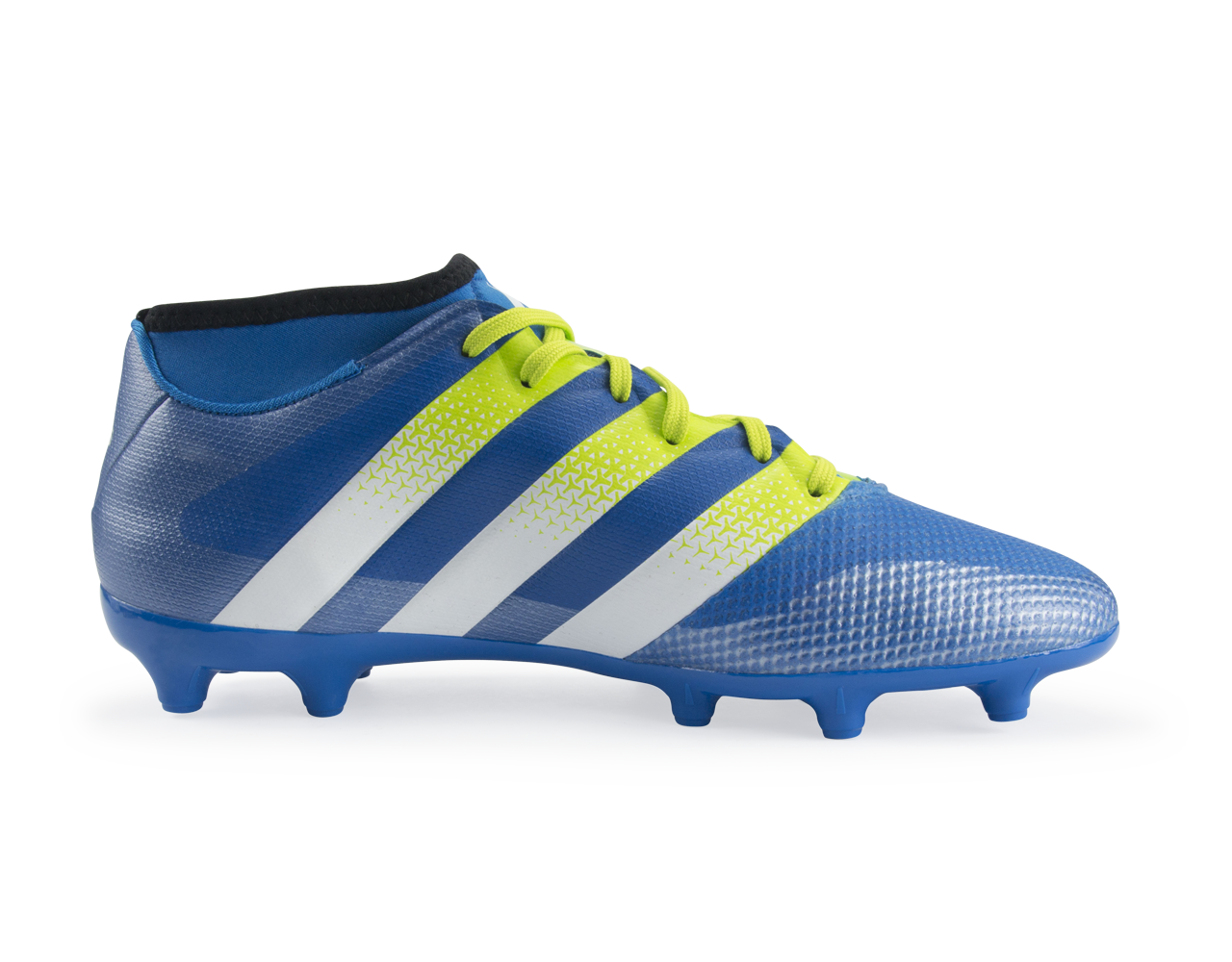 adidas Men's ACE 16.3 Primemesh FG/AG Blue/White/Solar Slime、mySite、bottomscart
