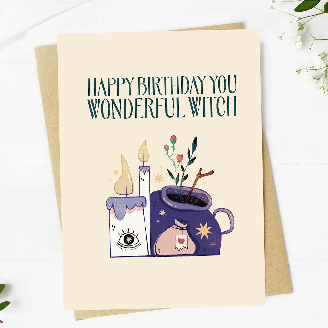  Happy Birthday You Wonderful Witch Birthday Card、mySite、elrpsem3k