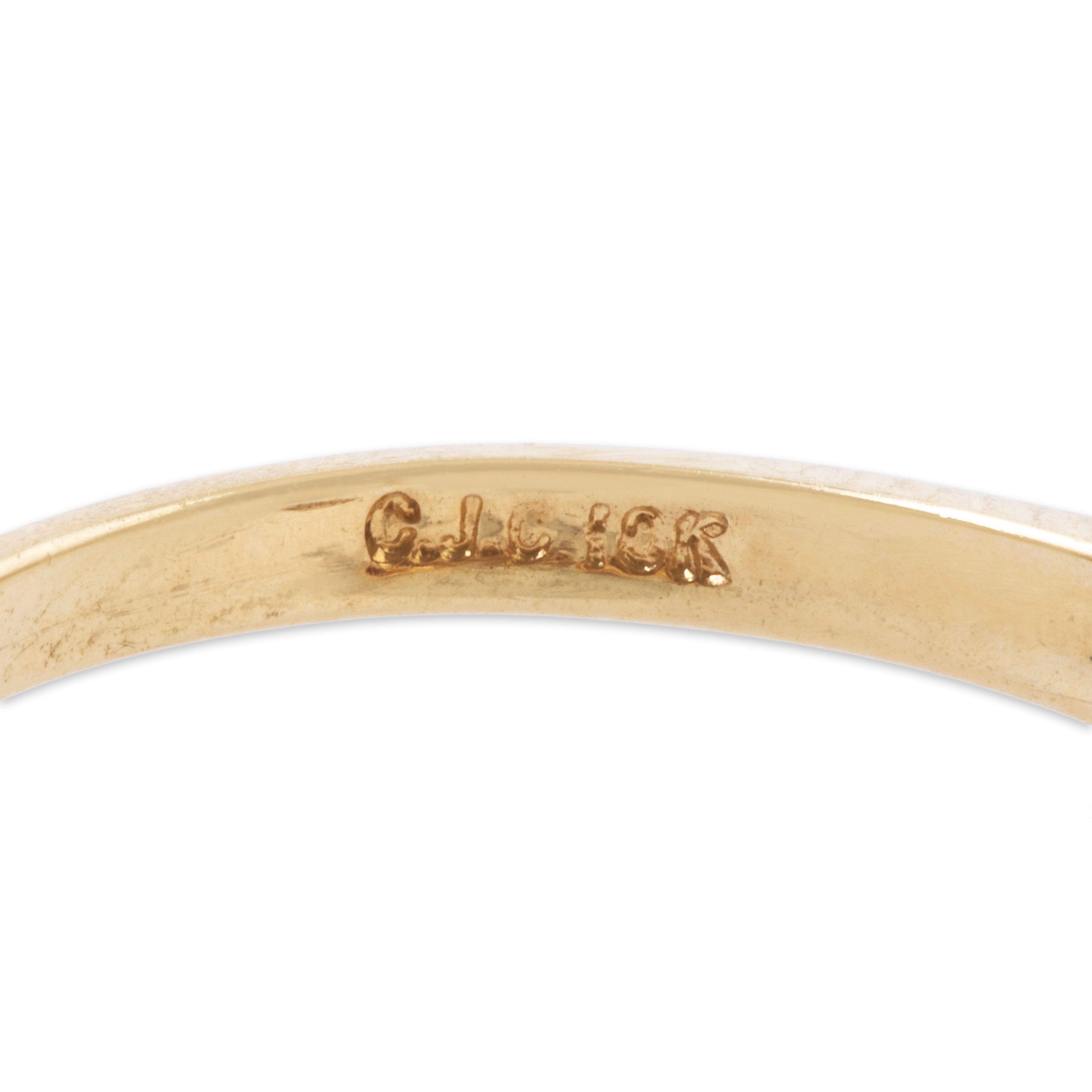 Vintage 10k Yellow Gold 1.2cttw Garnet Flourishing Trio Ring 7.00、mySite、hinf8tx79