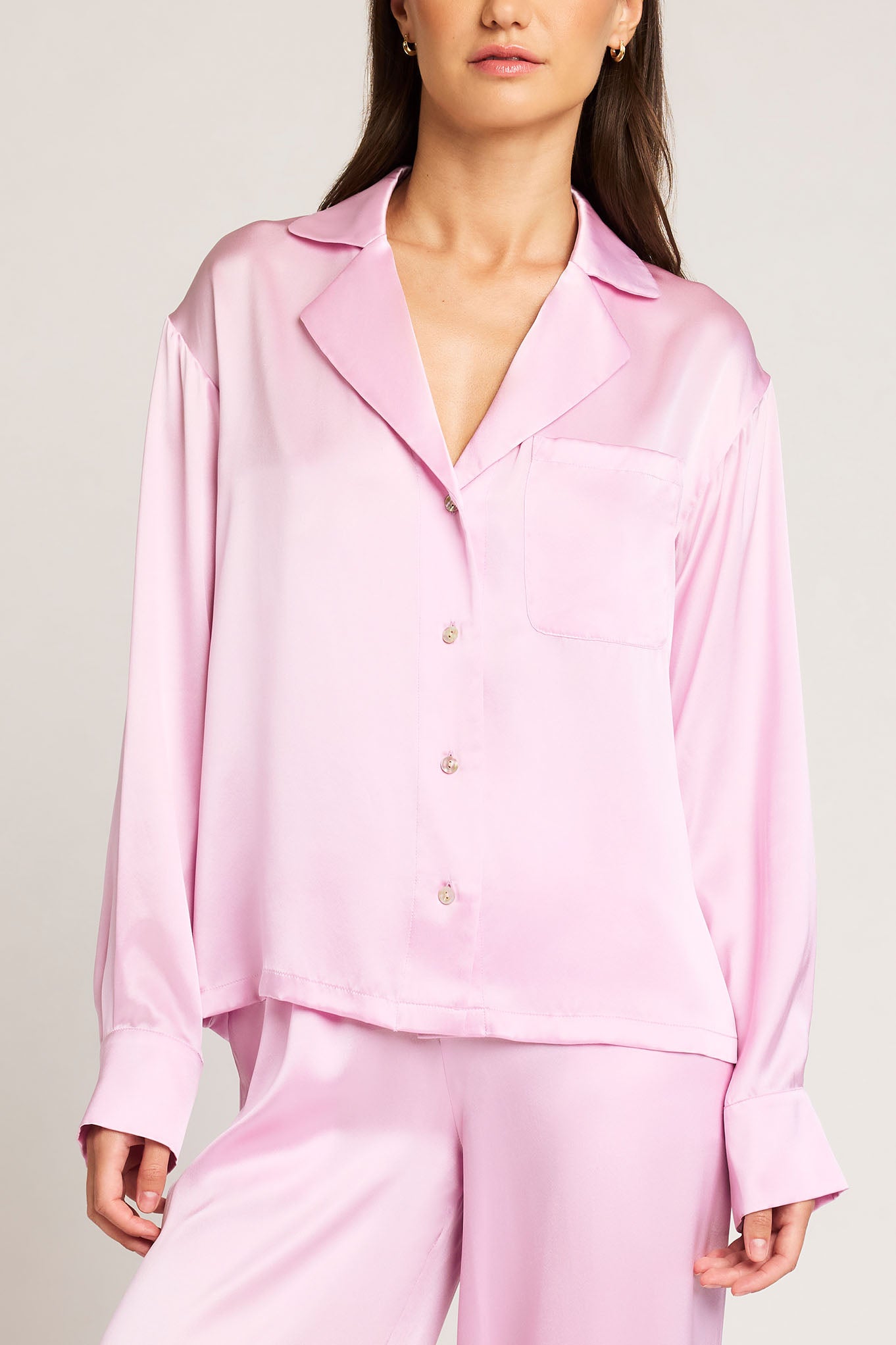 Eclipse Silk Shirt in Babe、mySite、bengalsvssteelers