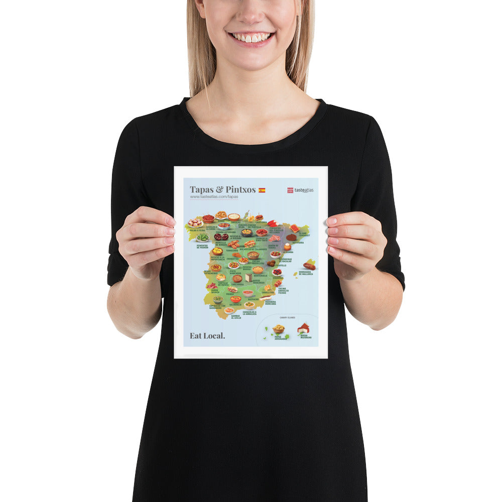 Tapas & Pintxos Poster (in)、mySite、camillekostekn