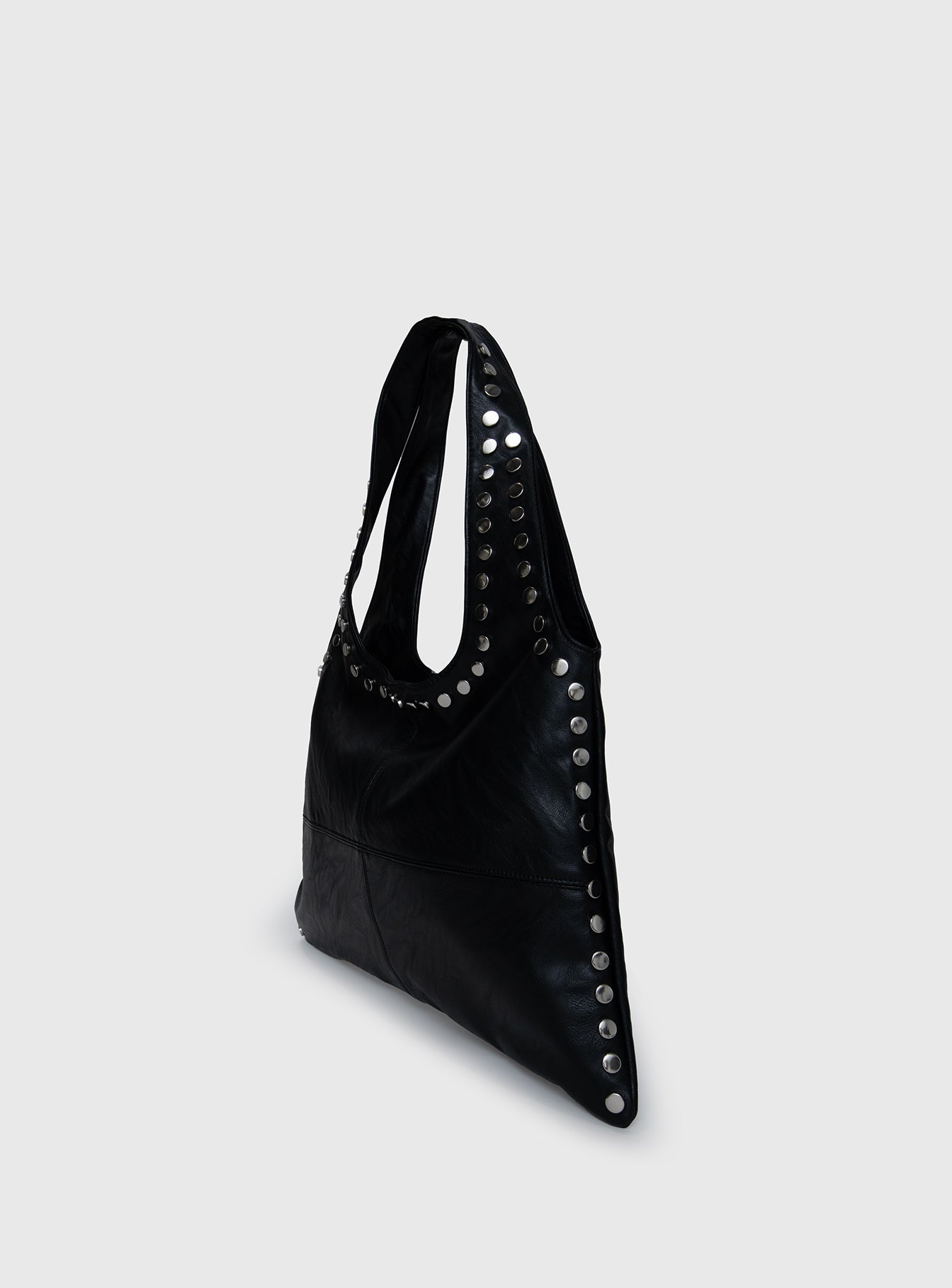 Tell The Truth Studded Bag Black / Silver、mySite、solidvoid