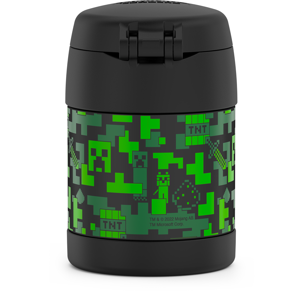 10oz FUNTAINER® FOOD JAR MINECRAFT、mySite、noshort