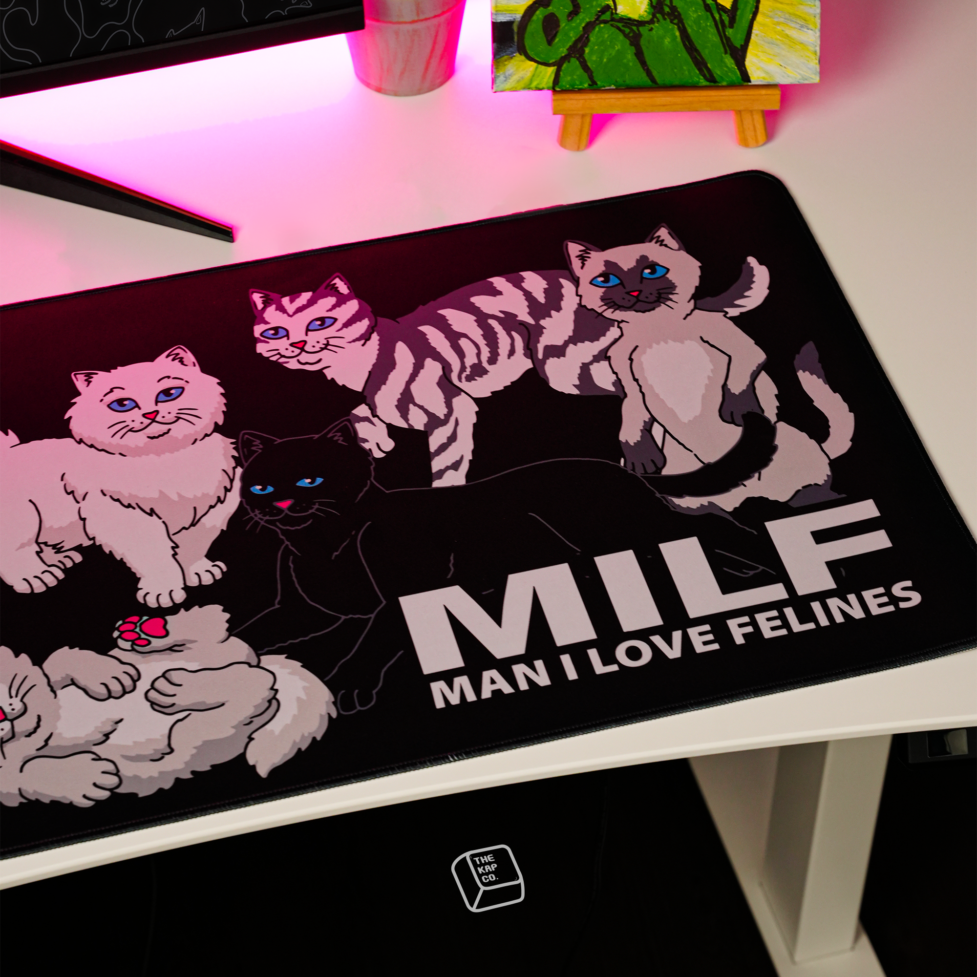  Man I Love Felines Deskmat (Asst)、mySite、merchandisen