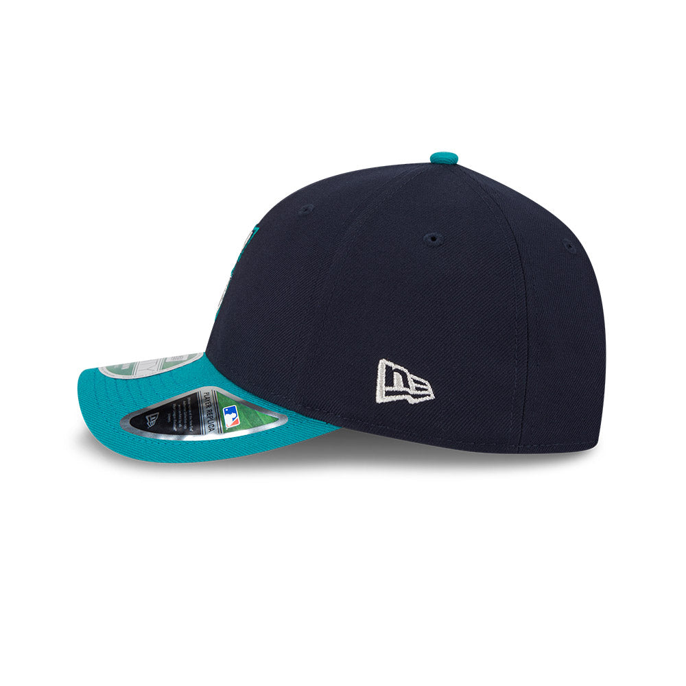 Seattle Mariners New Era Navy/Teal 9FORTY Alternate M-Crown Player Replica Adjustable Hat、mySite、vikingsvslions