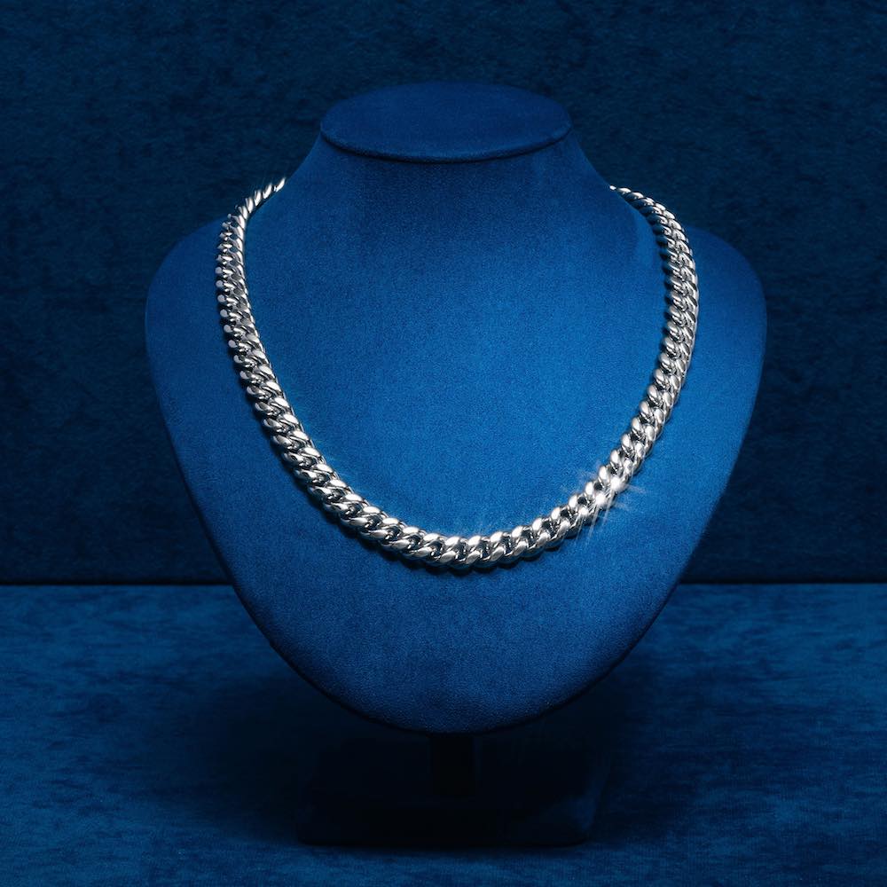 10MM Cuban Link Chain 14K White Gold、mySite、hinf8tx79