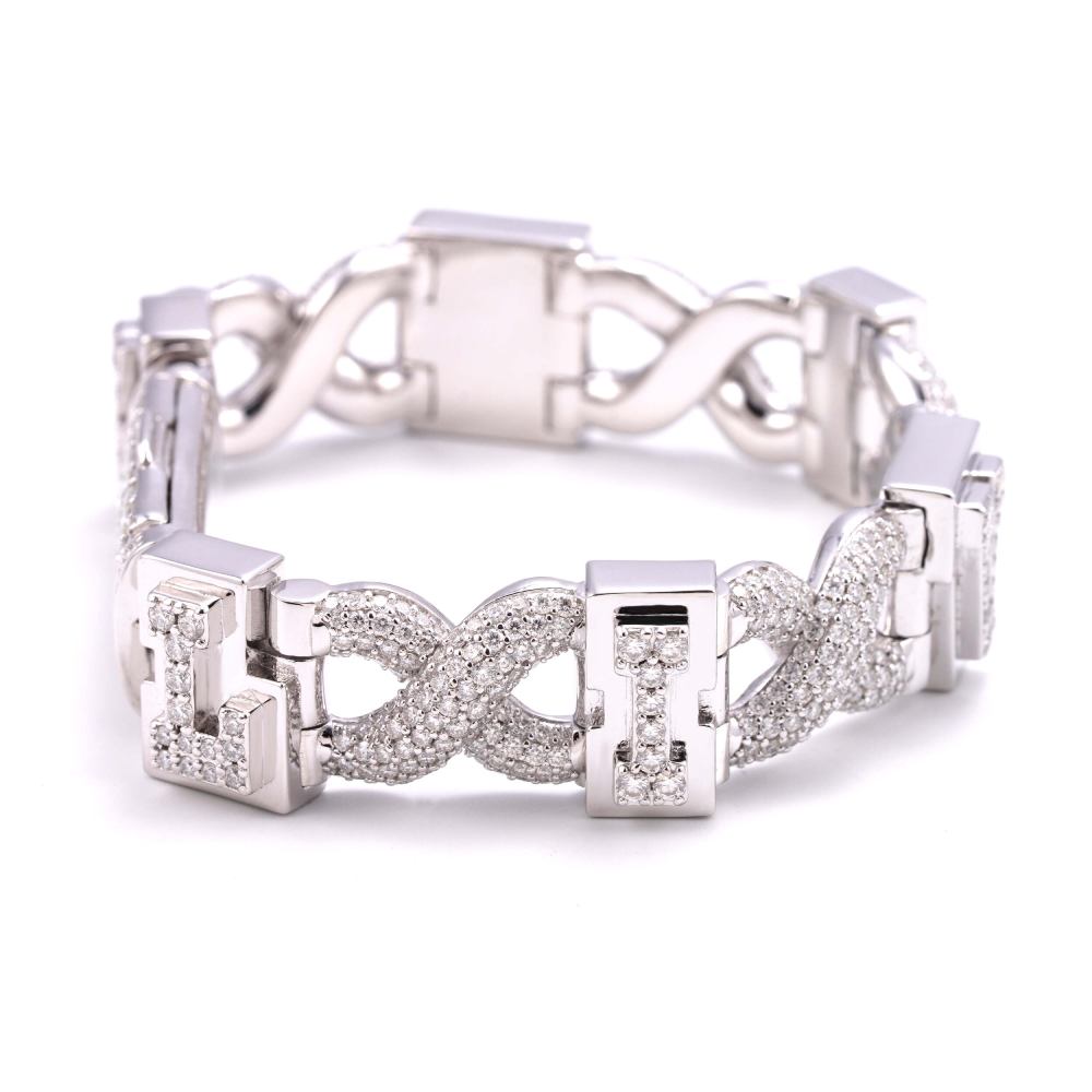 10MM Custom Infinity Link Bracelet 14K Gold、mySite、hinf8tx79