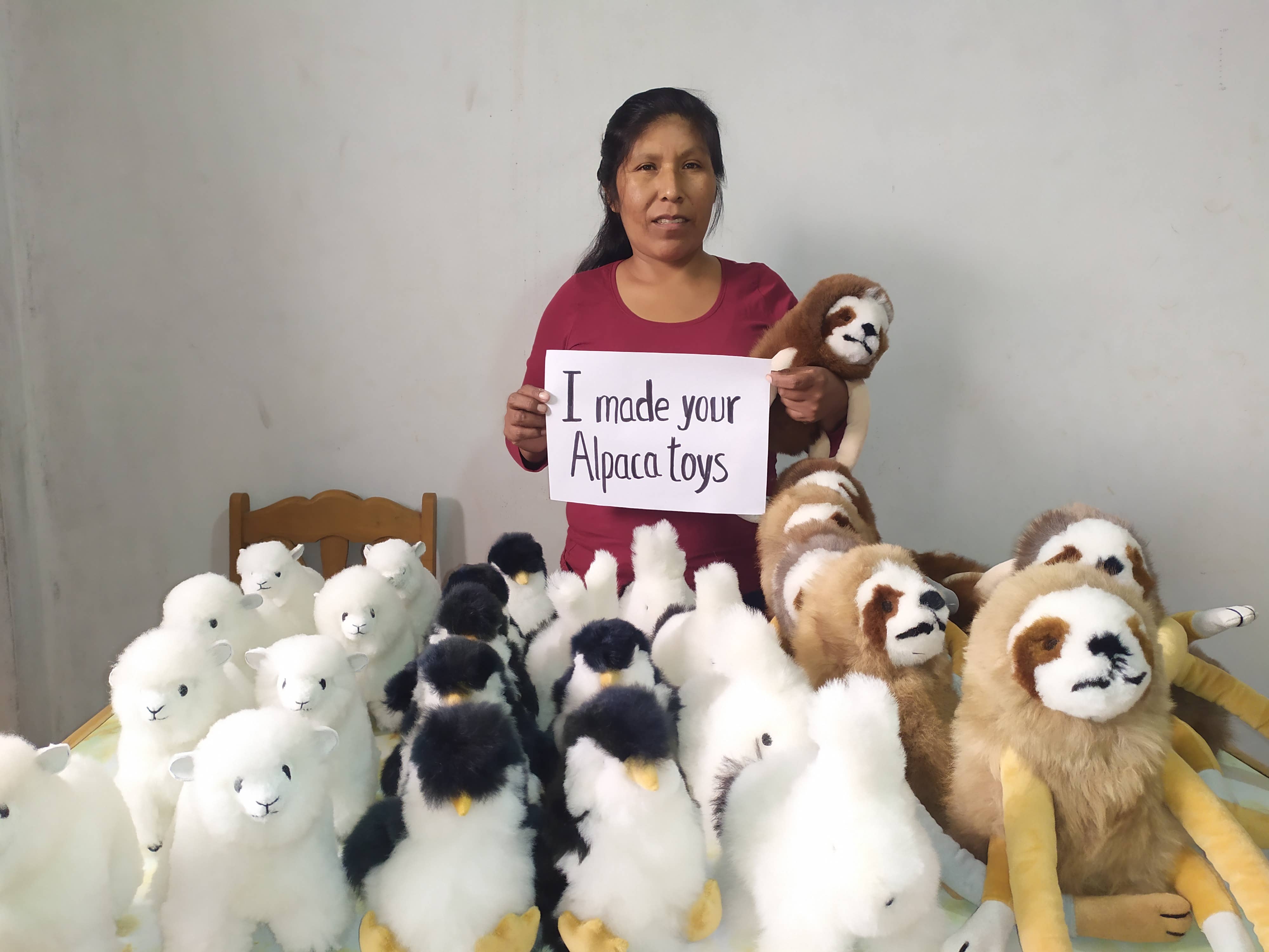 Little Bunny Rabbit Alpaca Plush Handmade in Peru、mySite、g9winljtr