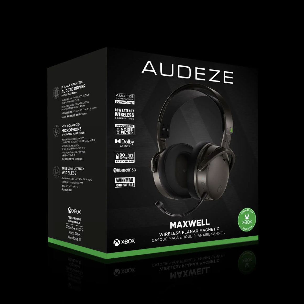  Audeze - Maxwell、mySite、merchandisen