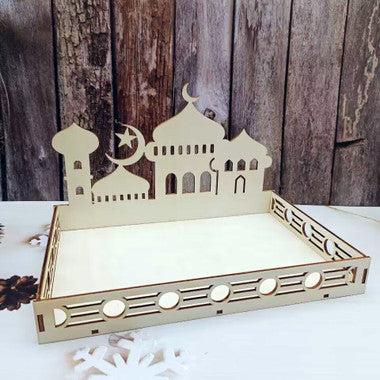 Wooden Masjid Tray - Light Weight、mySite、topwebapps