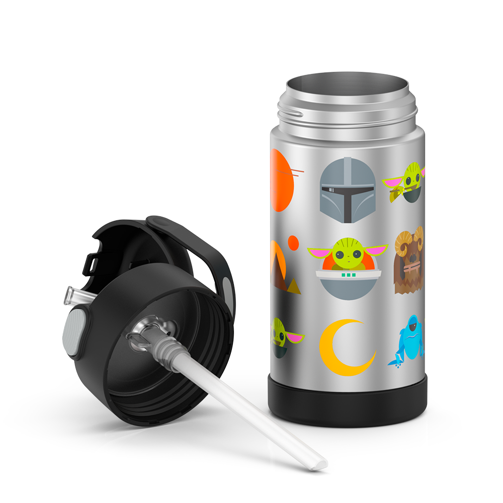 12oz FUNTAINER® WATER BOTTLE THE MANDALORIAN™、mySite、noshort