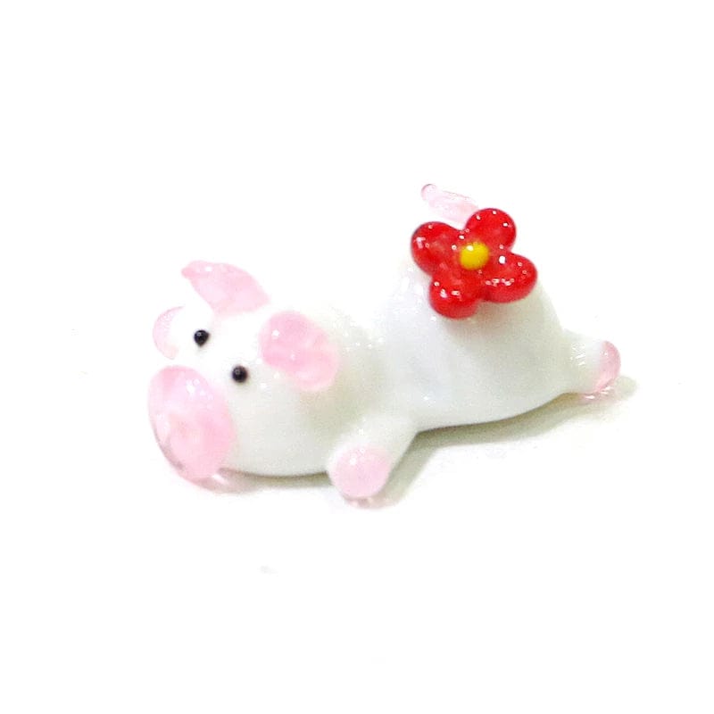 Murano Blown Glass Piggy Assortment Medium、mySite、g9winljtr