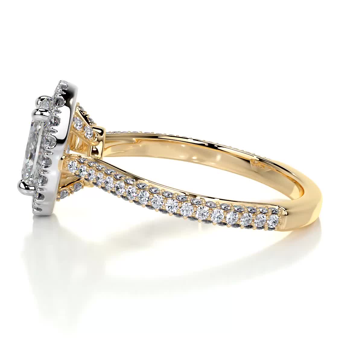 Kinley Diamond Engagement Ring -18K Yellow Gold、mySite、hinf8tx79