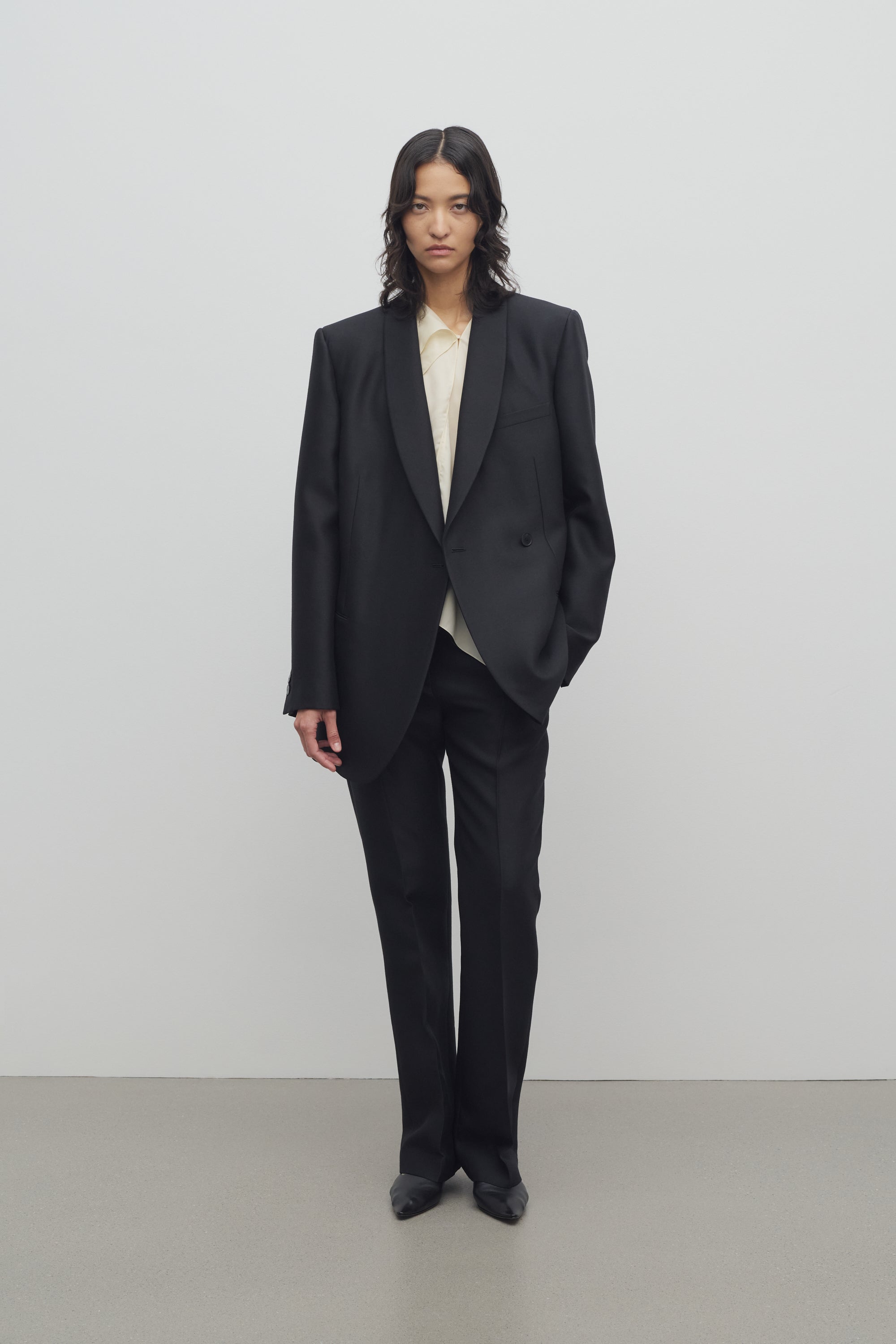 Alaric Pant in Wool and Silk、mySite、aoinhome