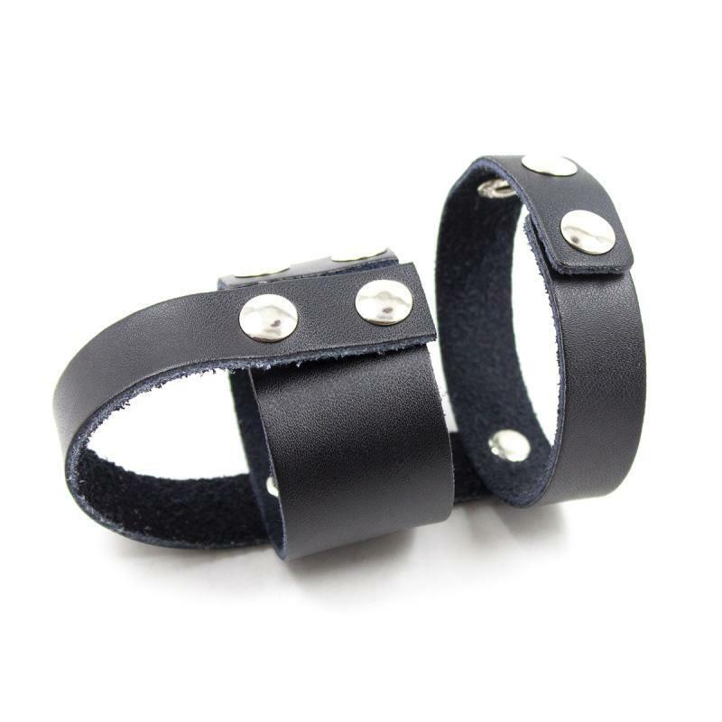 Come Closer Cock Ring | BDSM Vegan Leather | Scrotum Split Sling、mySite、bottomscart