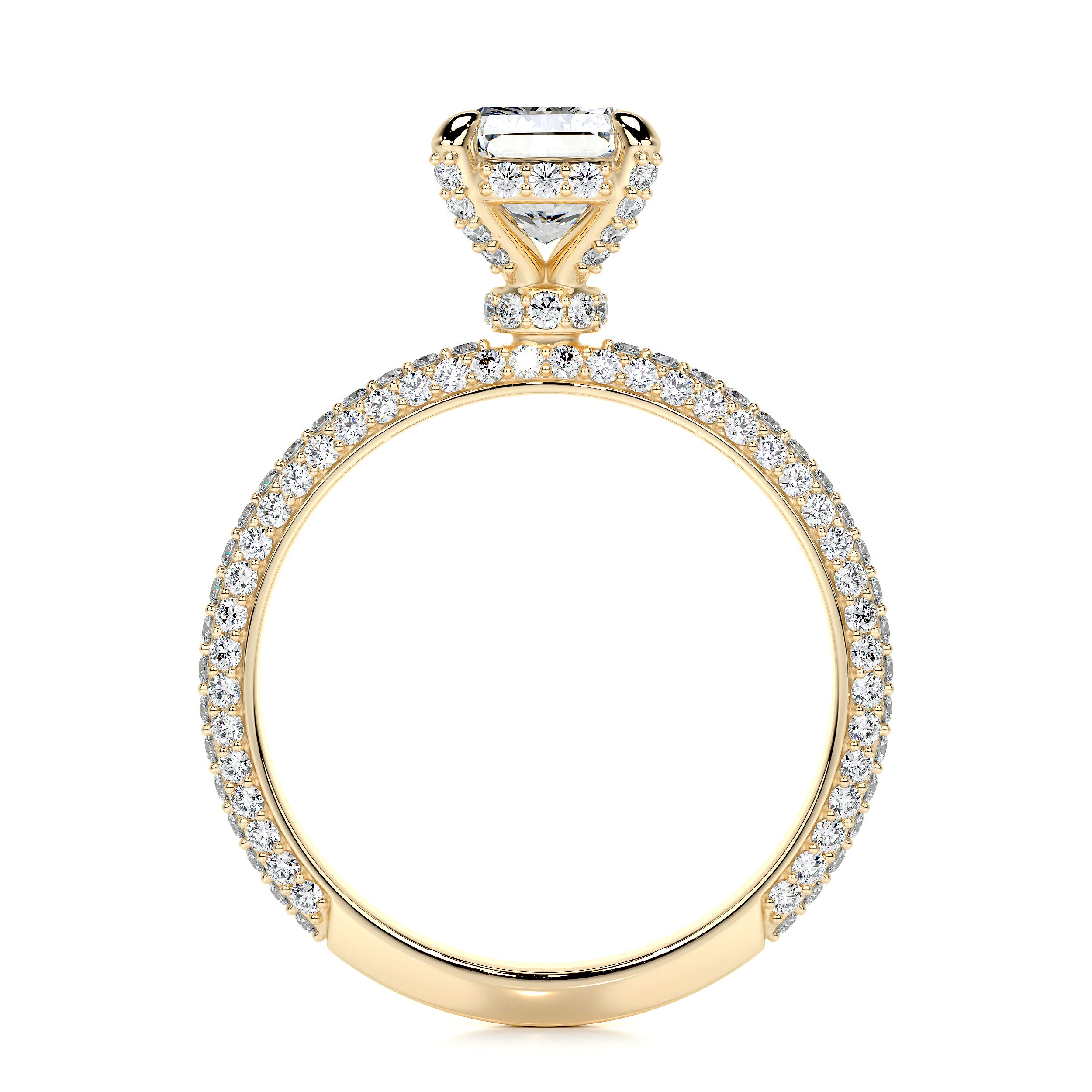 Milly Lab Grown Diamond Ring -18K Yellow Gold、mySite、hinf8tx79