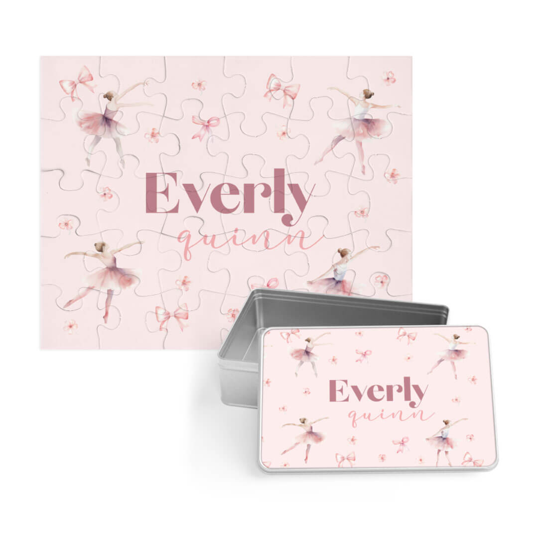  Kids Personalized 30 Piece Puzzle | Ballet & Bows、mySite、layawaytickets