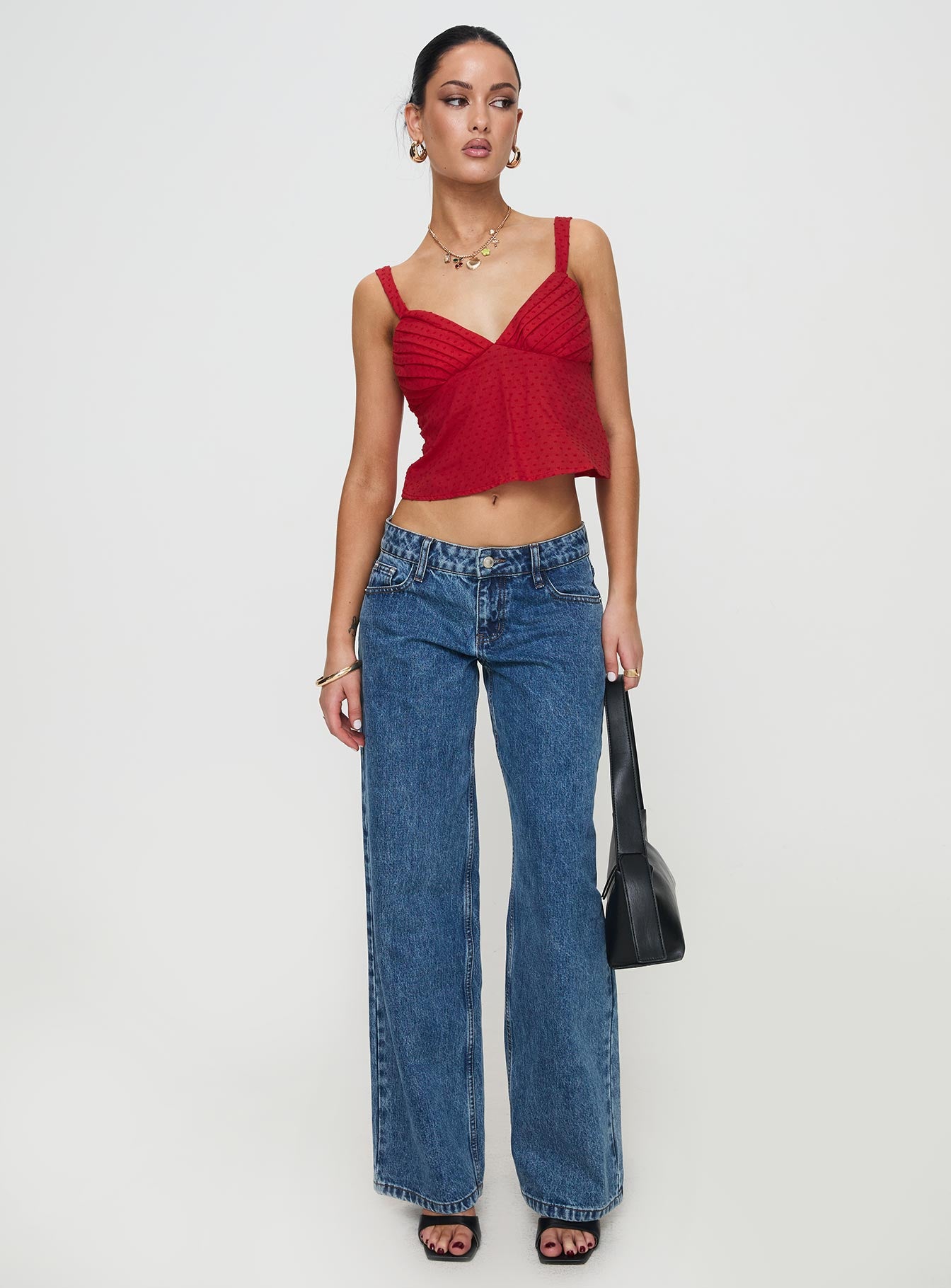 Prevost Cami Top Red、mySite、solidvoid