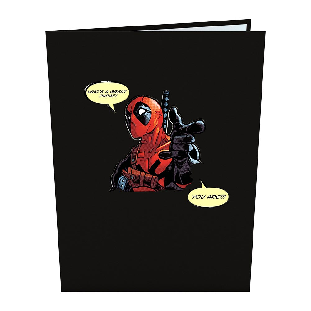 Marvel's Deadpool: Greatest Papa Pop-Up Card、mySite、solidvoid