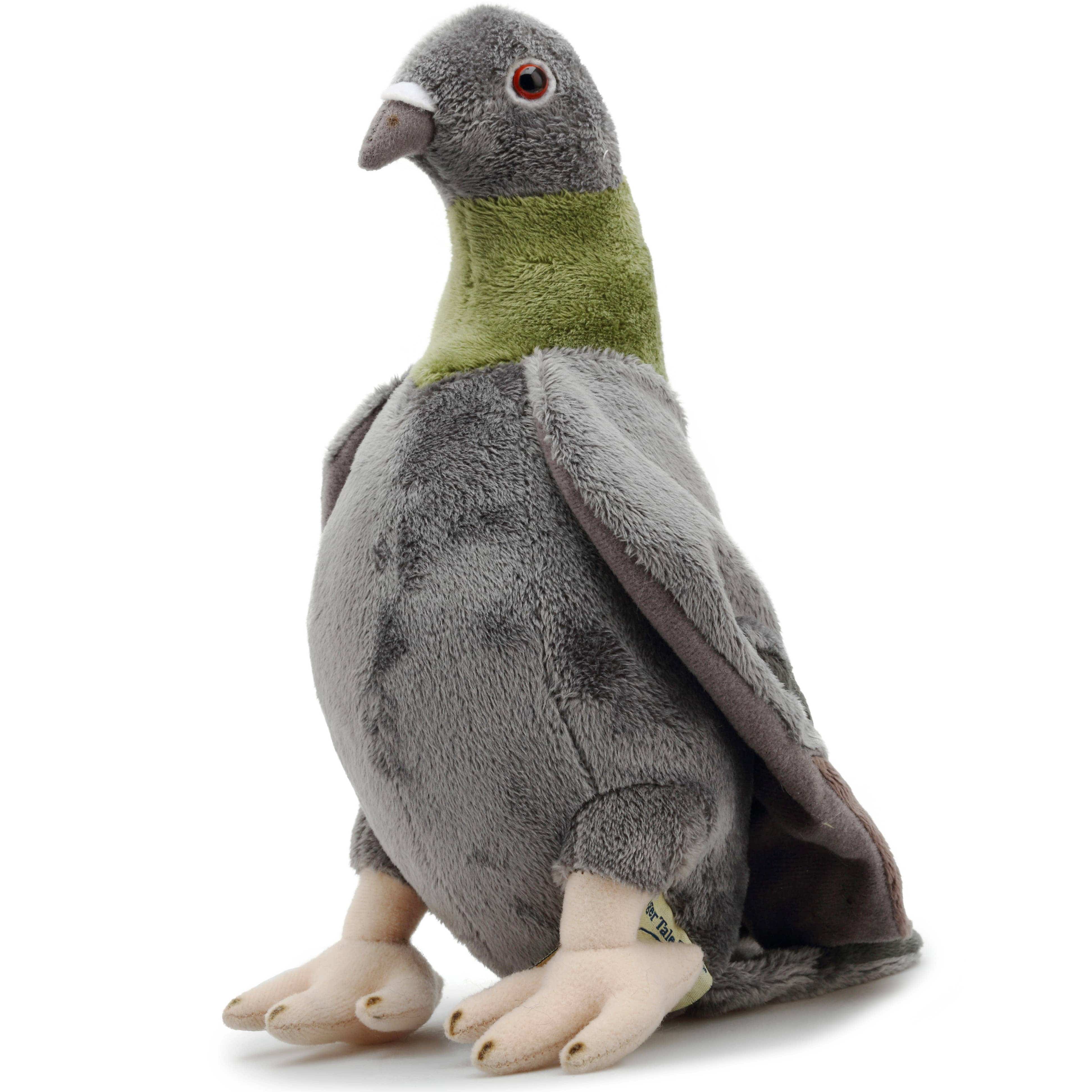 Plush Realistic Pigeon 9 Inch Stuffed Animal、mySite、g9winljtr